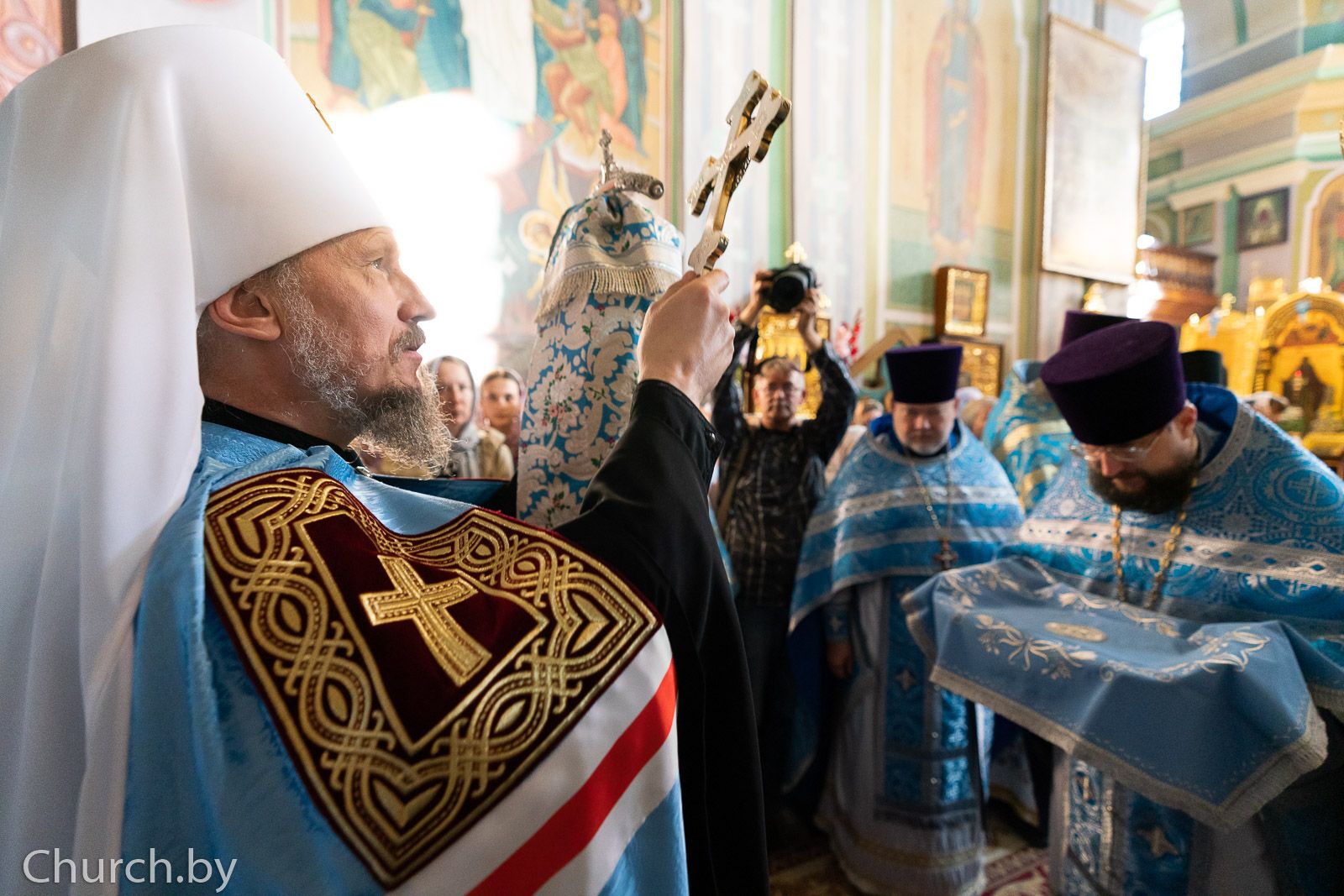 Престольный праздник в Рождество-Богородичном монастыре Гродно. Фото: Church.by