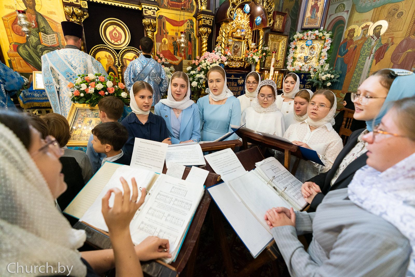 Престольный праздник в Рождество-Богородичном монастыре Гродно. Фото: Church.by