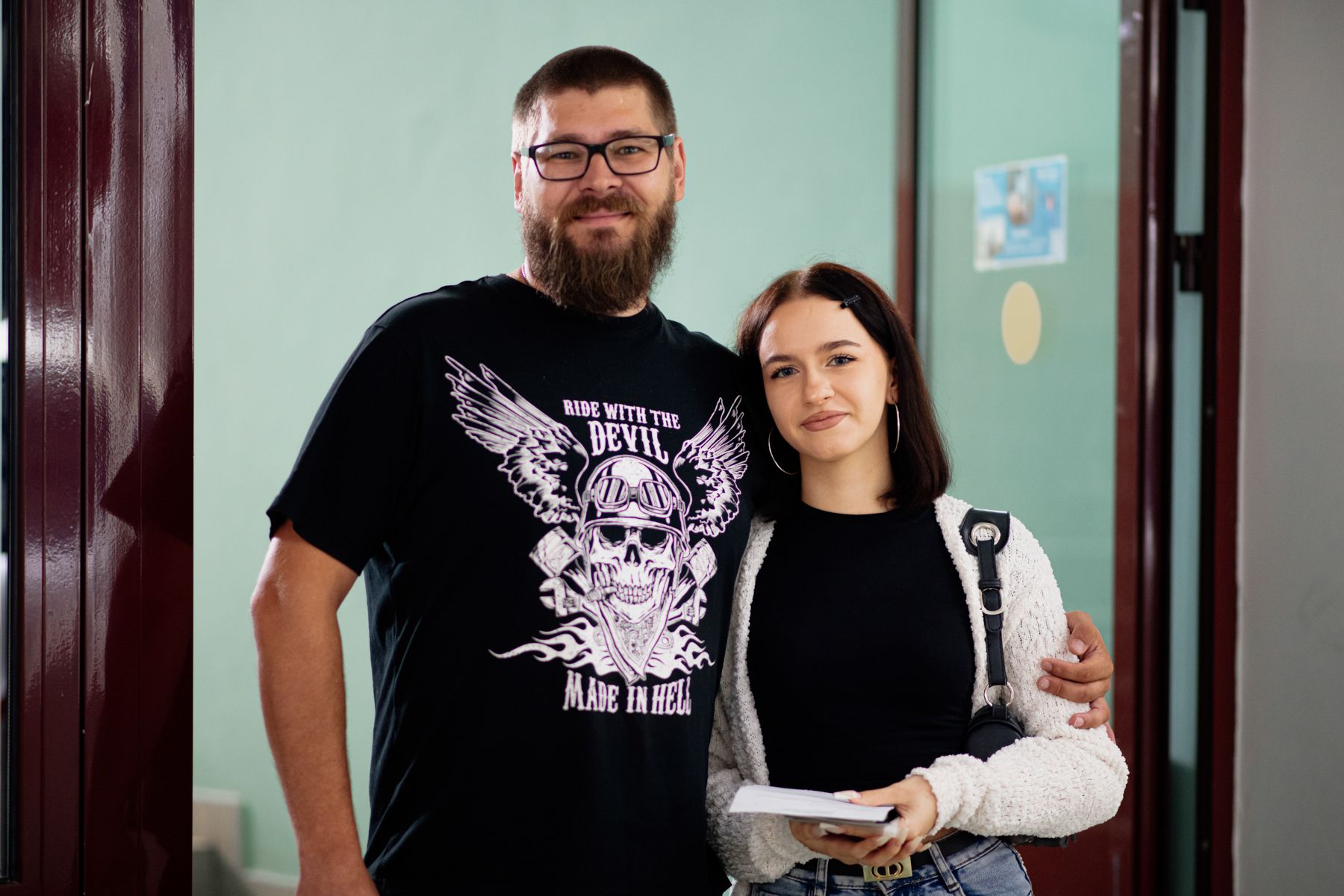 Анжелика Титова с отцом