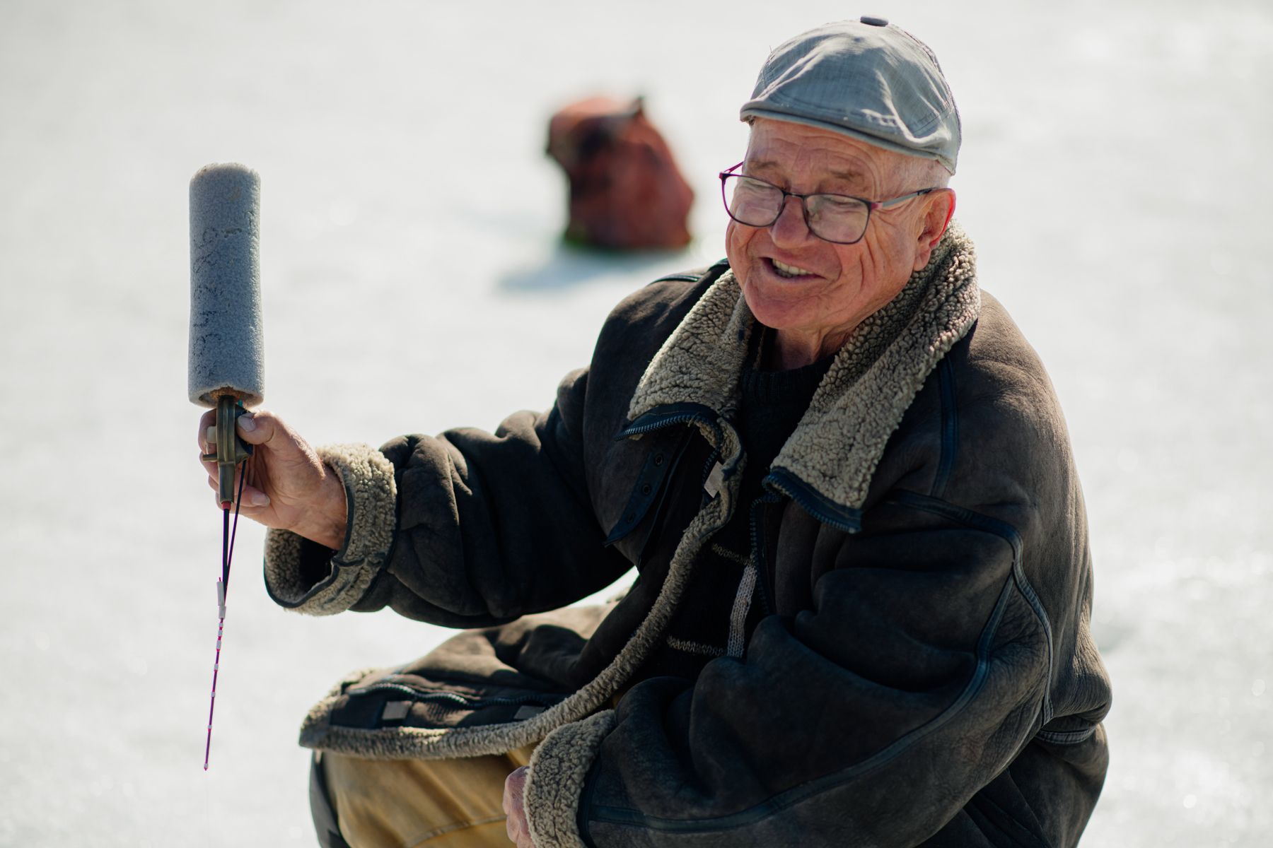 Рыбак на льду