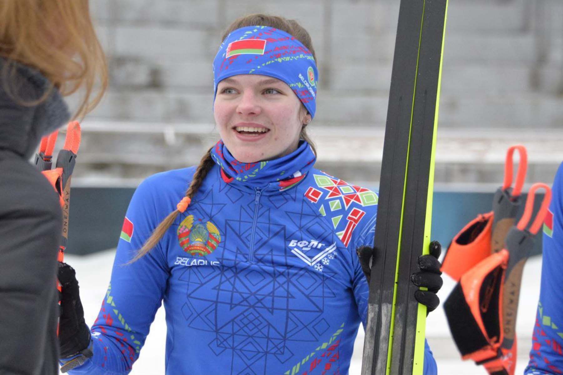 Лыжница Анна Мачехина. Фото: НОК Беларуси, Telegram