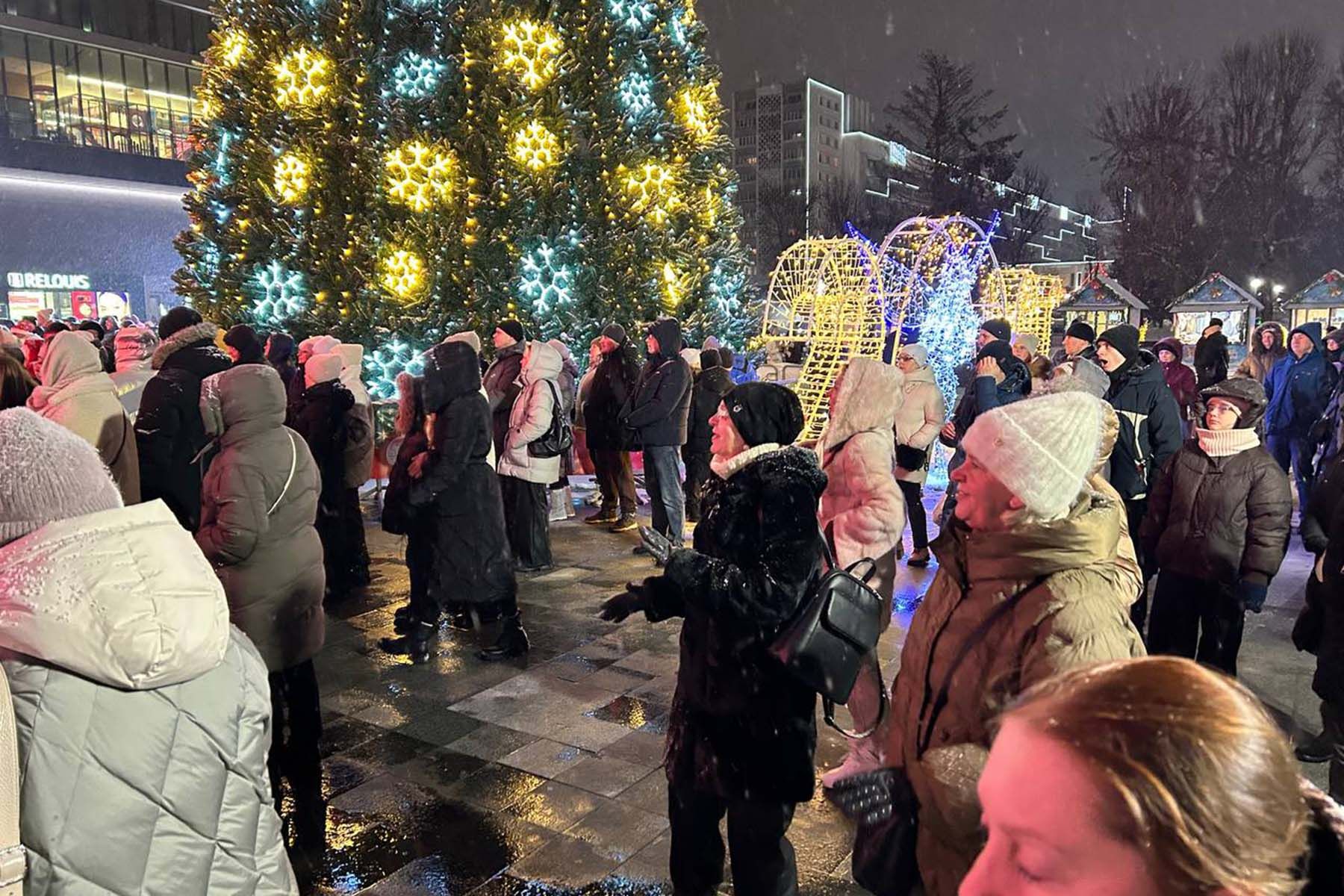 Новогоднее «Оливье шоу» в Могилеве. © Times.by