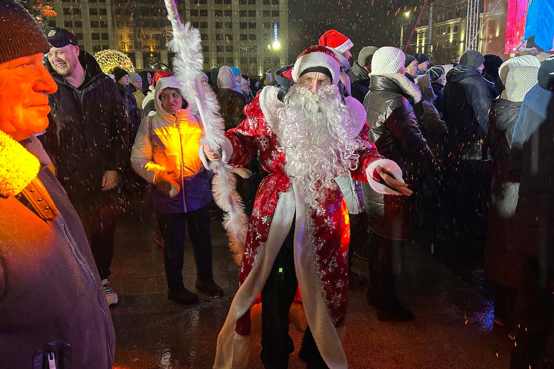 Новогоднее «Оливье шоу» в Могилеве. © Times.by