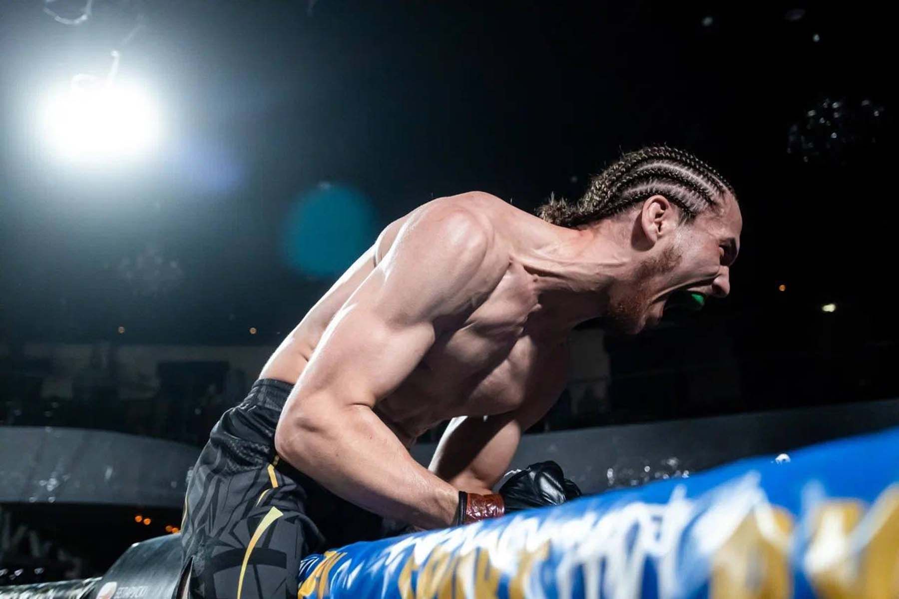 Белорусский боец Артем Бачун. © Лига BFC