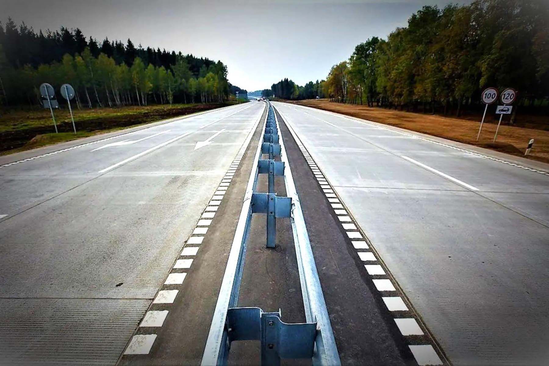 Трасса М4 Минск – Могилев. Фото: Минтранс Беларуси, Telegram