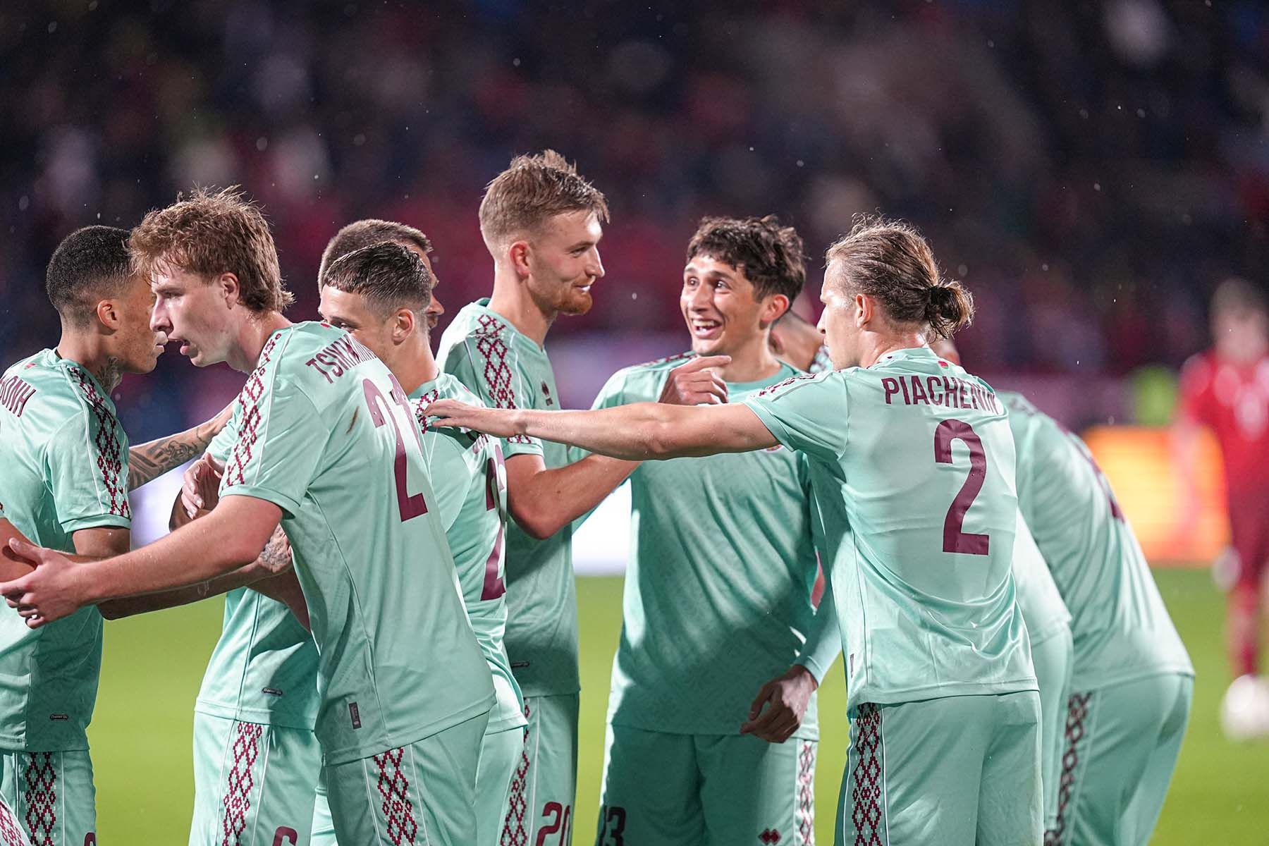 Футболисты сборной Беларуси. Фото: АБФФ | Белорусская федерация футбола, ВКонтакте