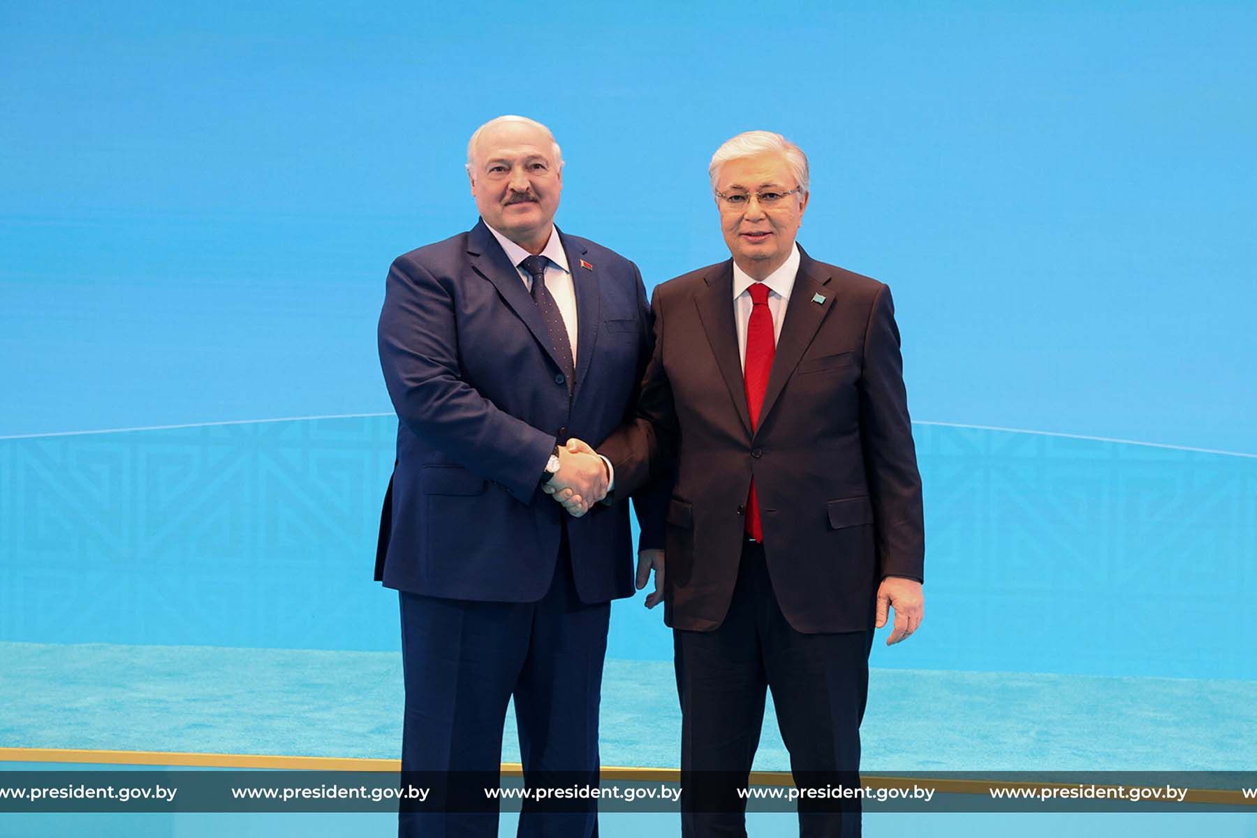 Лукашенко Токаев 