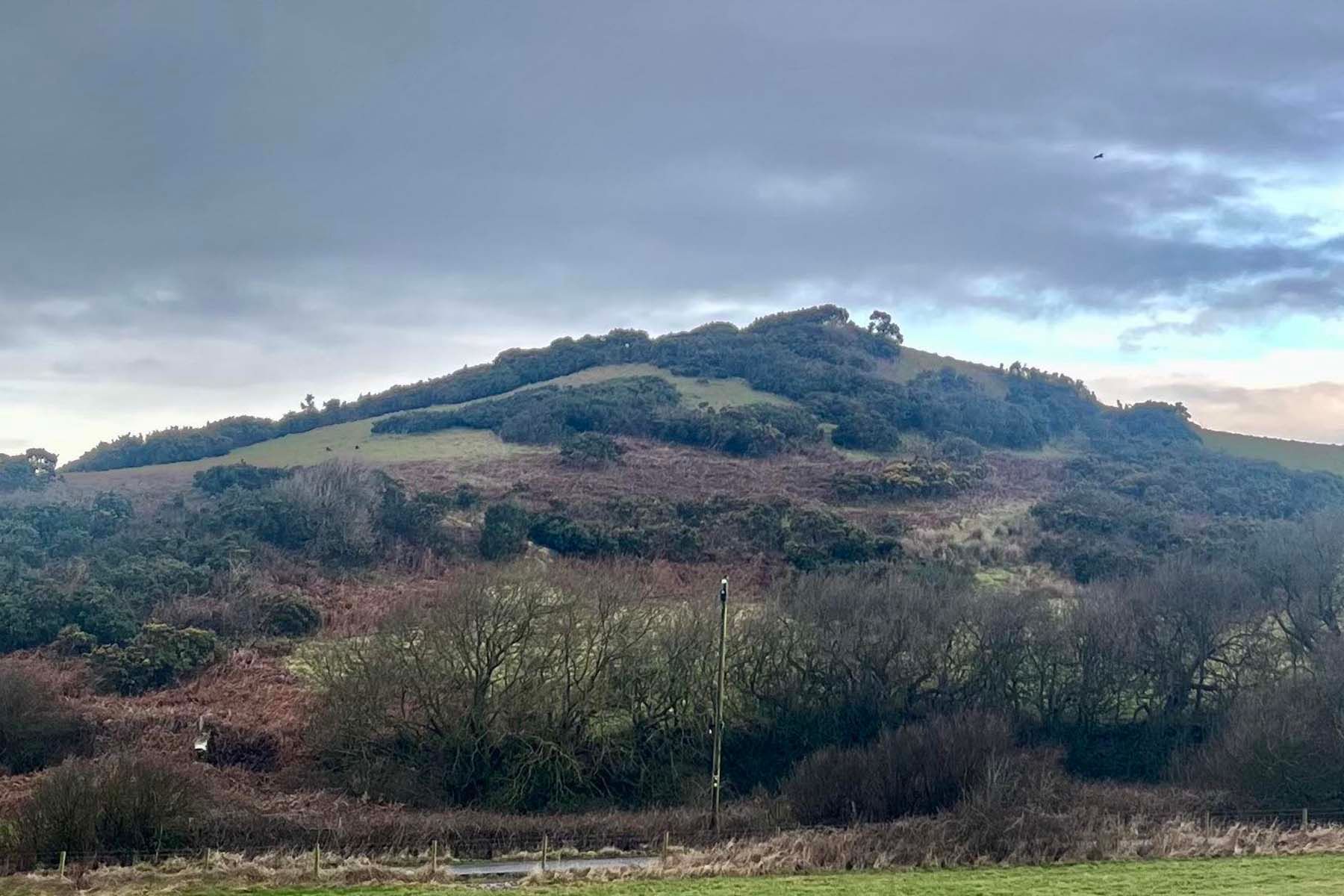 Курган над Ирландским морем. © Steve Dickinson, Facebook