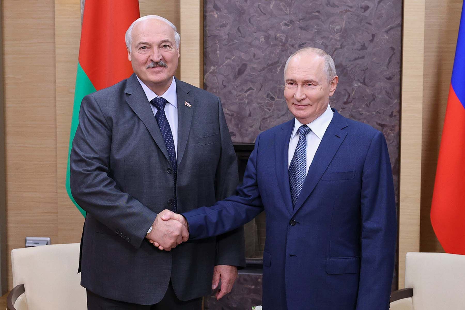 Лукашенко Путин
