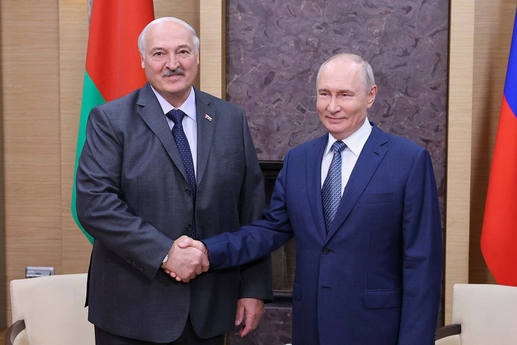 Лукашенко Путин