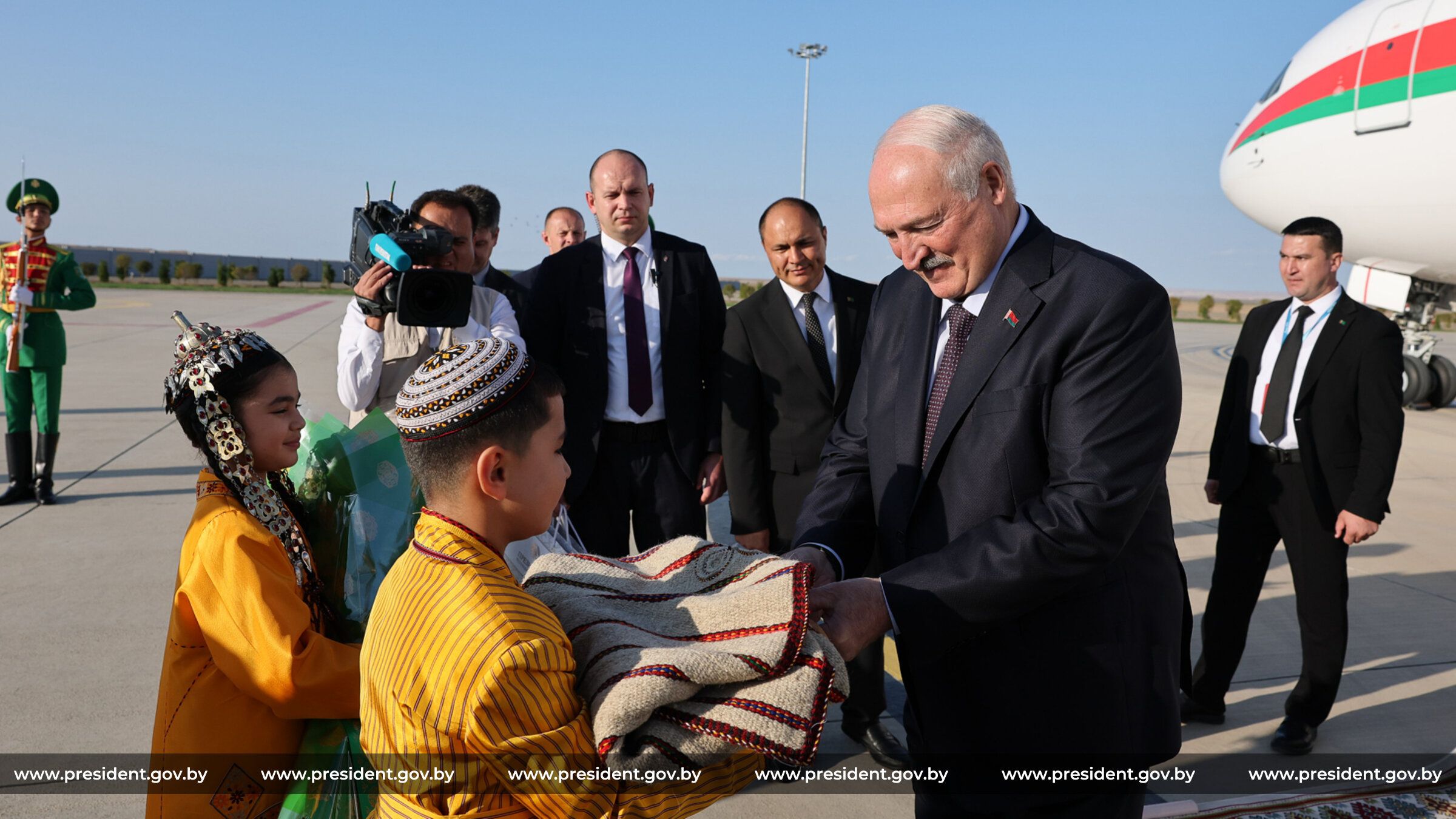 Александр Лукашенко в Туркменистане
