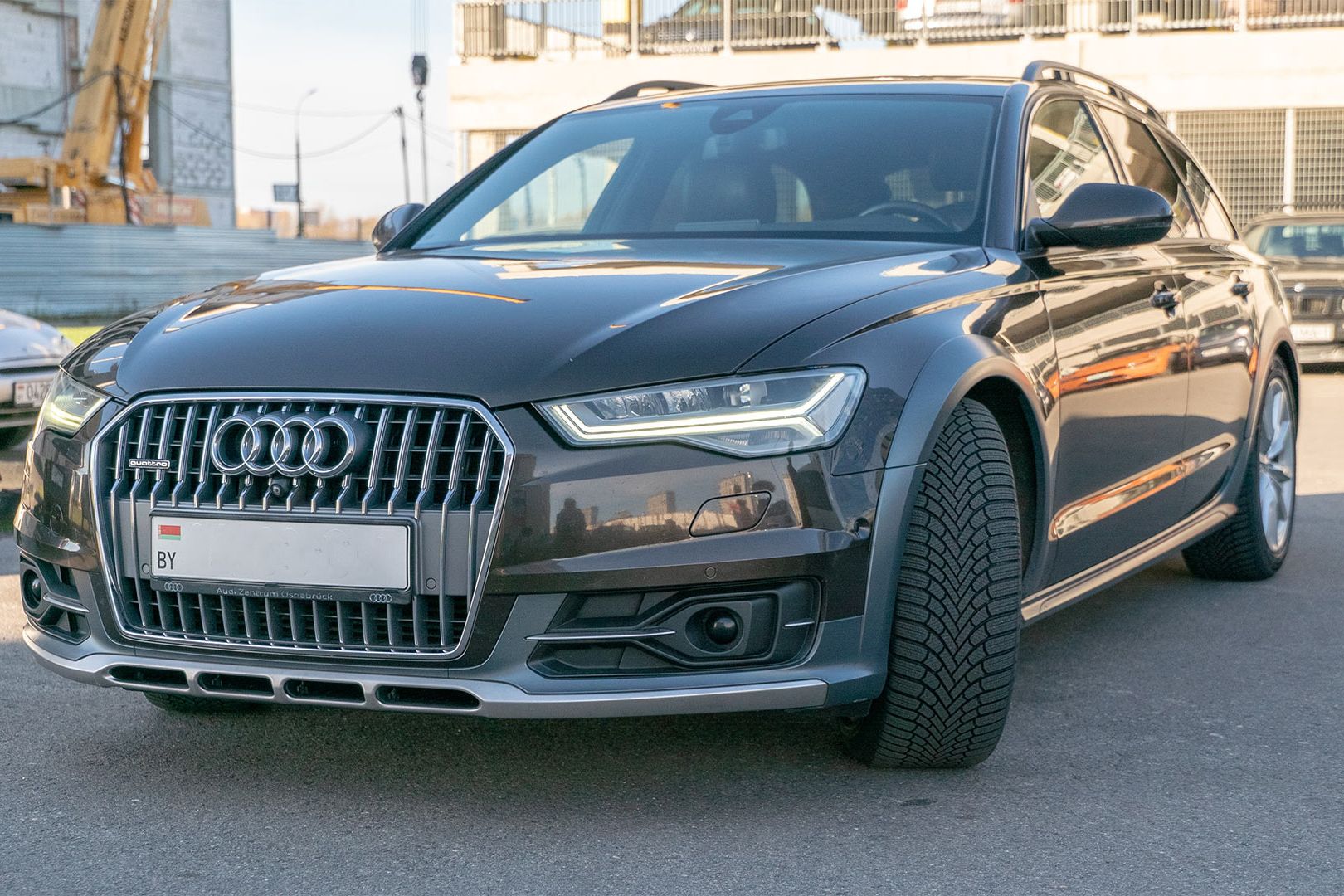 Audi A6 Allroad на шинах Bridgestone Blizzak 6