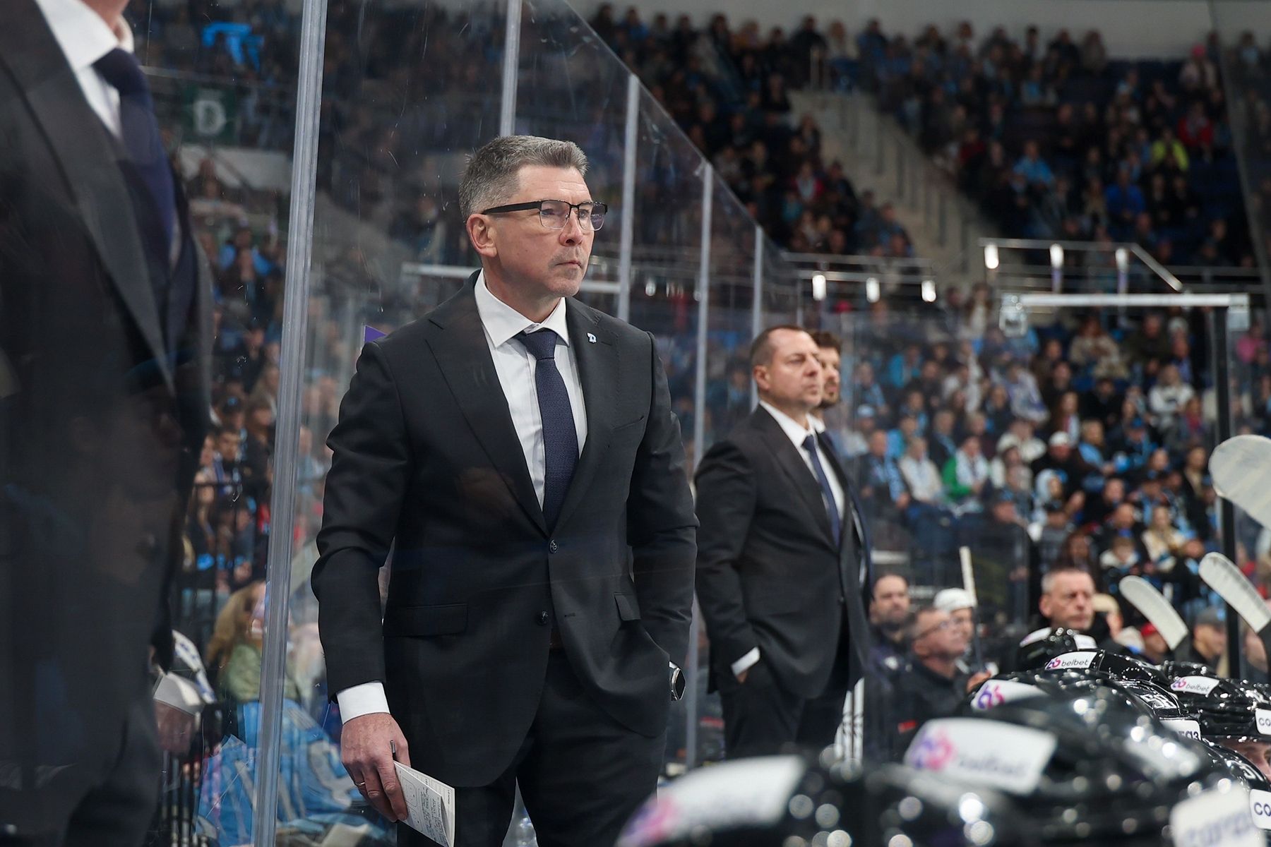 Главный тренер минского «Динамо» Сергей Брылин. Фото: ХК Динамо-Минск | HC Dinamo-Minsk, ВКонтакте