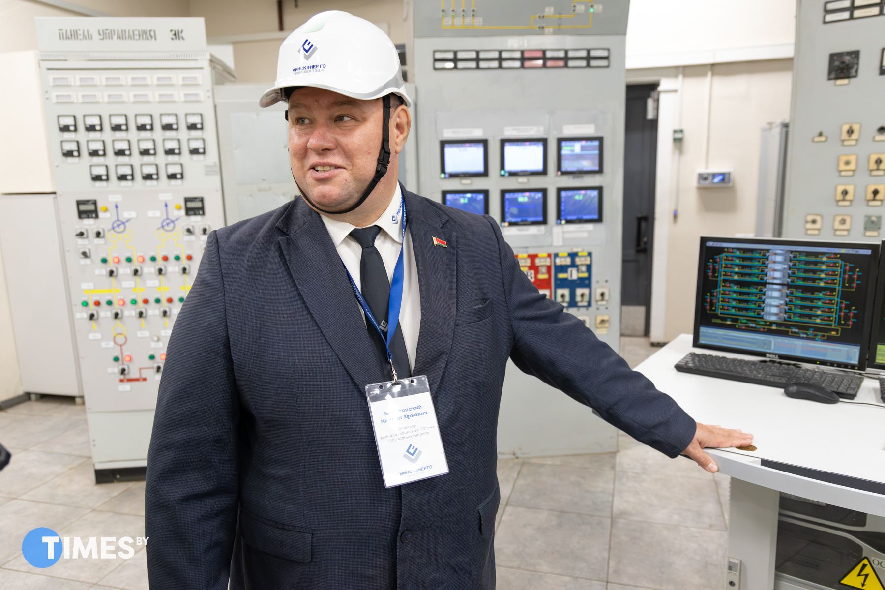 Директор Минской ТЭЦ-4 Михаил Баньковский. Фото: Диана Цыркунова, Times.by