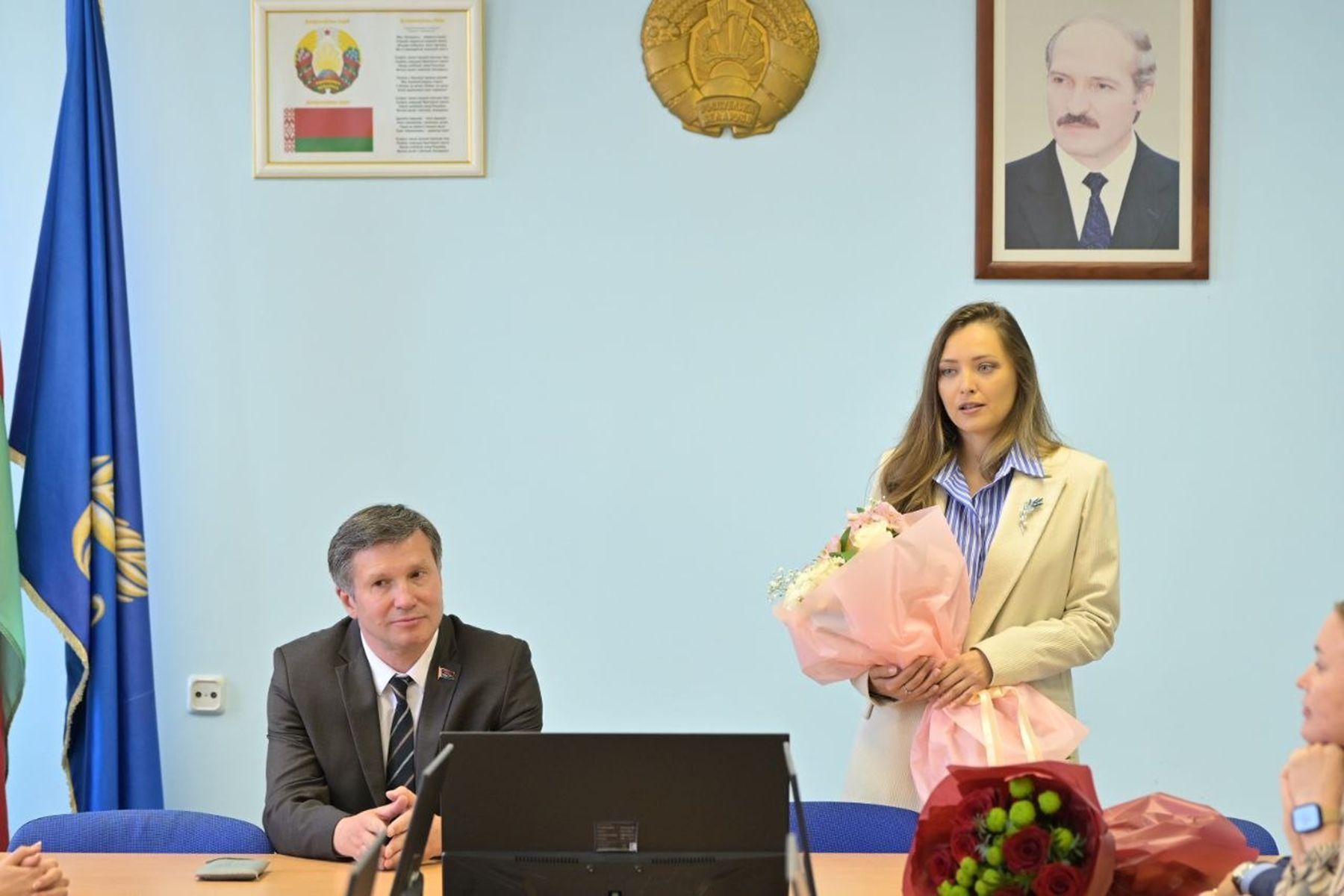 Декан журфака БГУ Елизавета Хмель. Фото: БГУ, Telegram