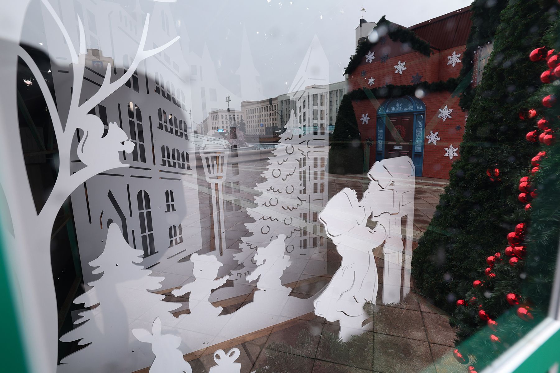 Елка на пл.Независимости