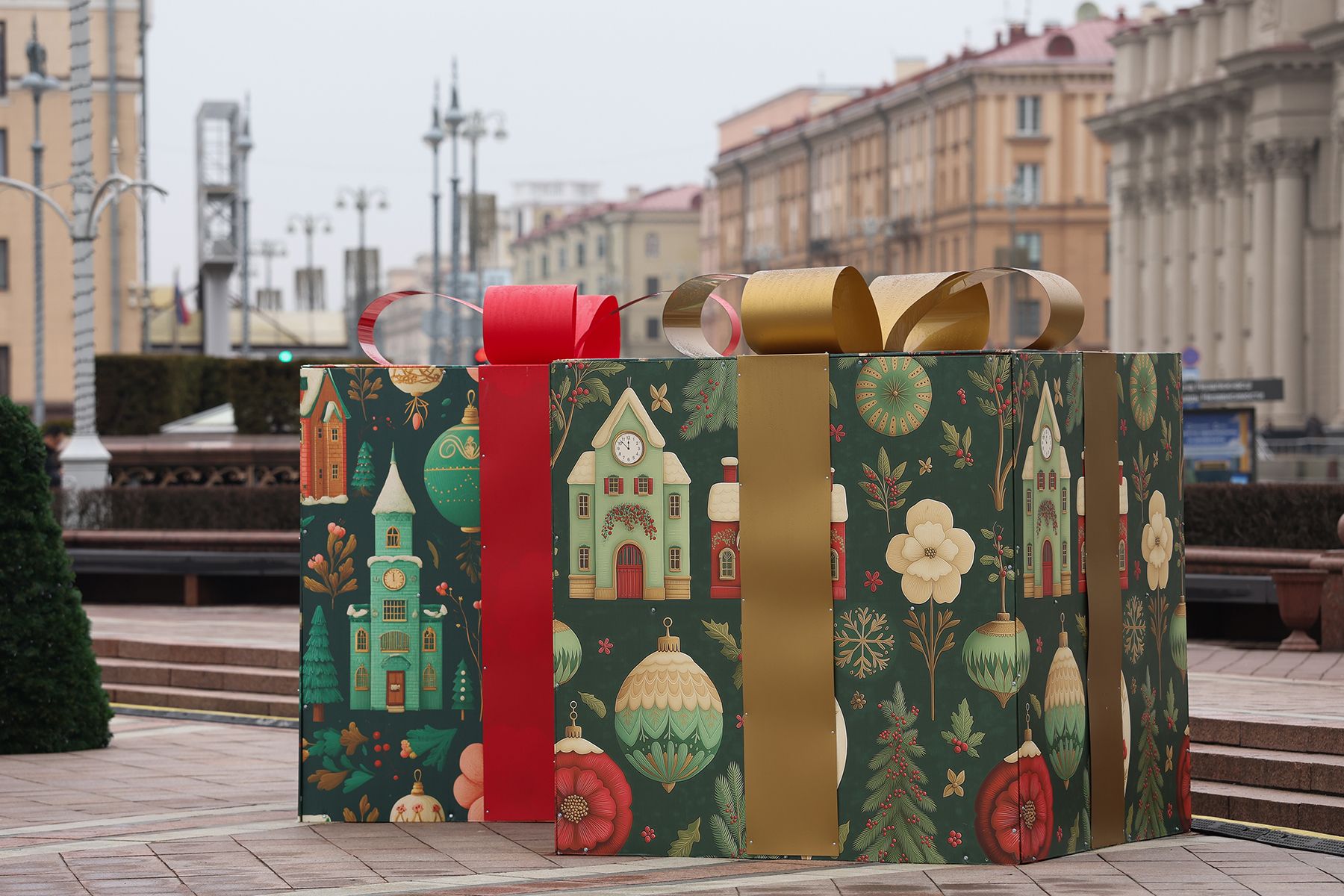 Елка на пл.Независимости