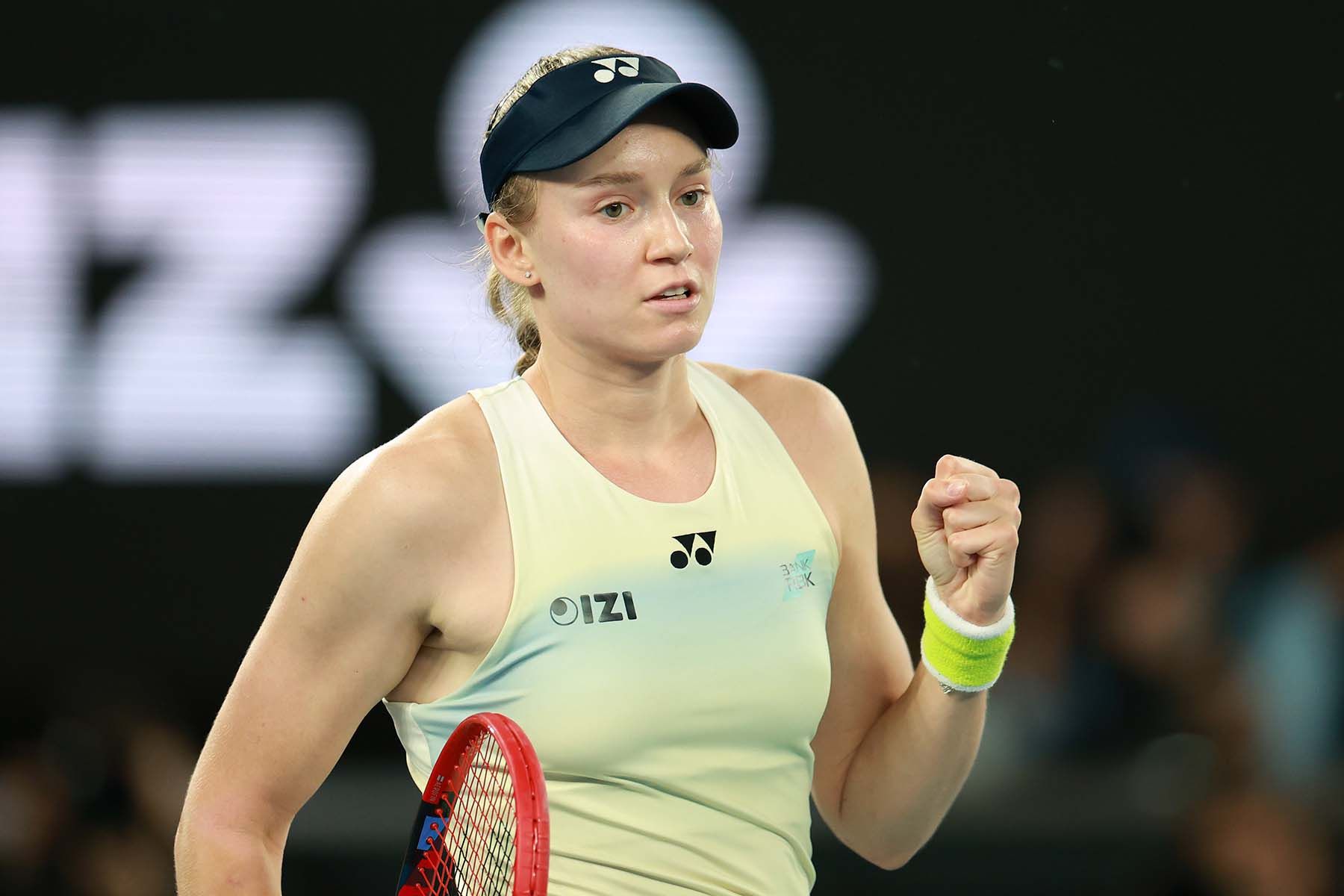 Казахстанская теннисистка Елена Рыбакина. © #AusOpen, Х