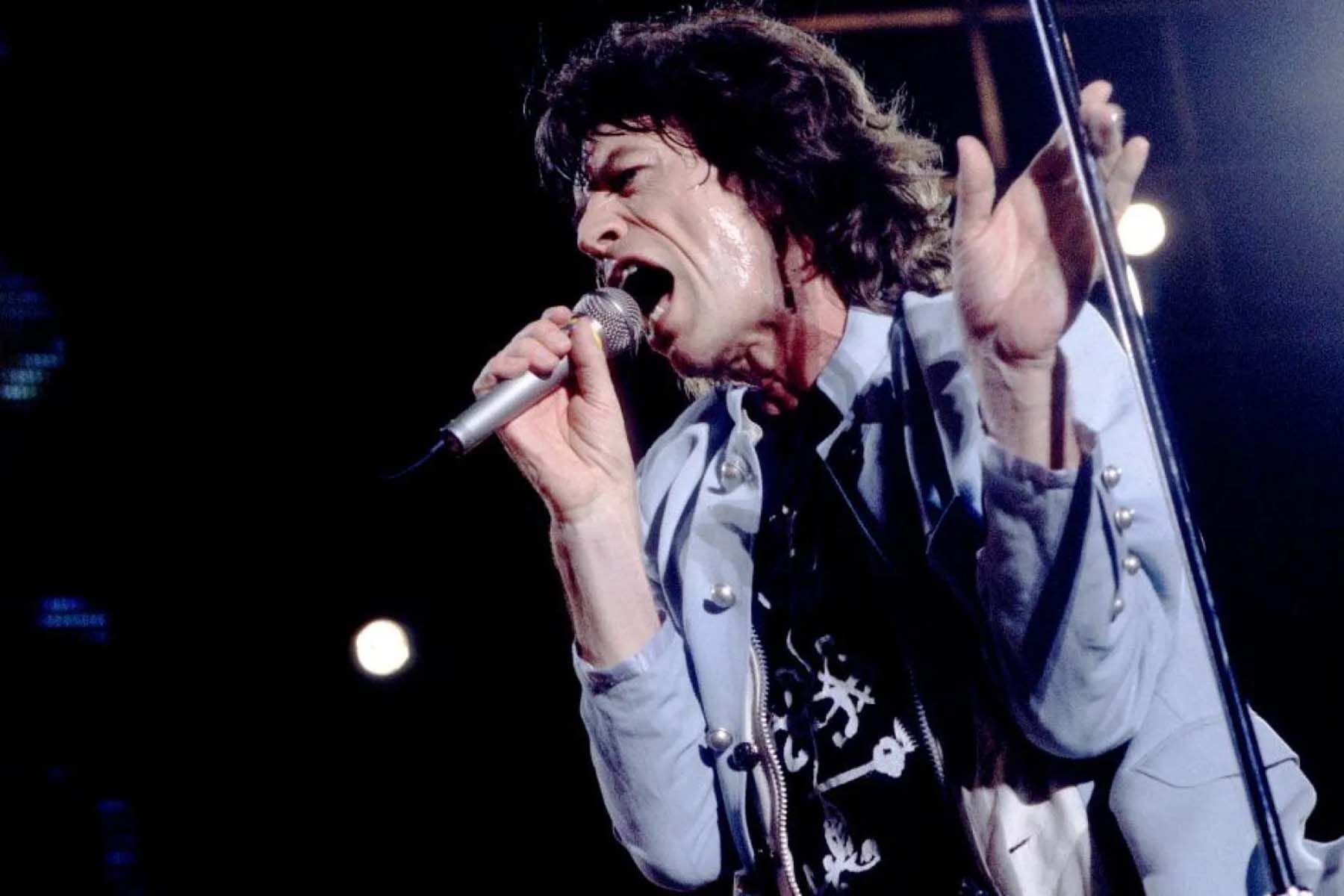 Британский рок-музыкант, вокалист рок-группы The Rolling Stones Мик Джаггер. ©  The Rolling Stones, Х