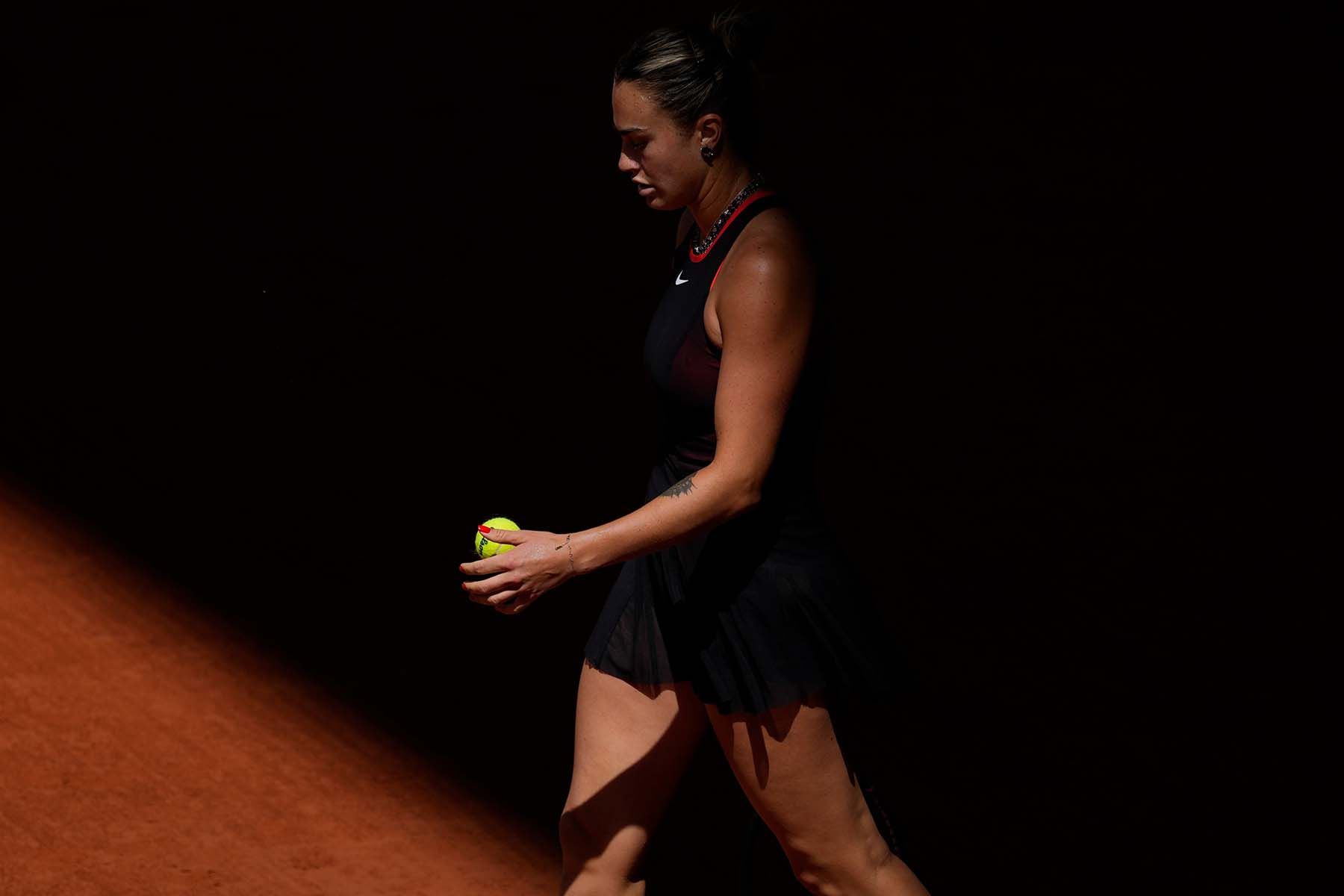 Белорусская теннисистка Арина Соболенко. Фото: Roland-Garros, Х