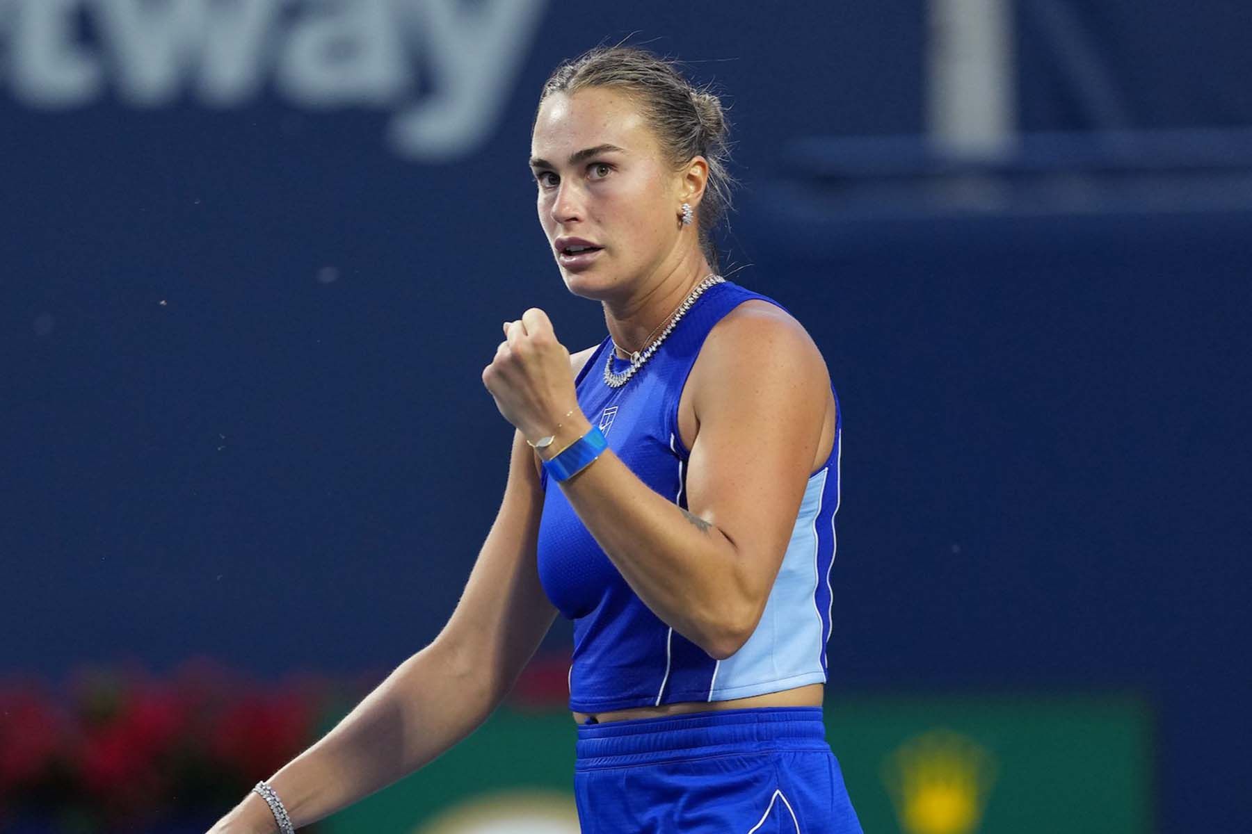 Белорусская теннисистка Арина Соболенко. Фото: National Bank Open, Х