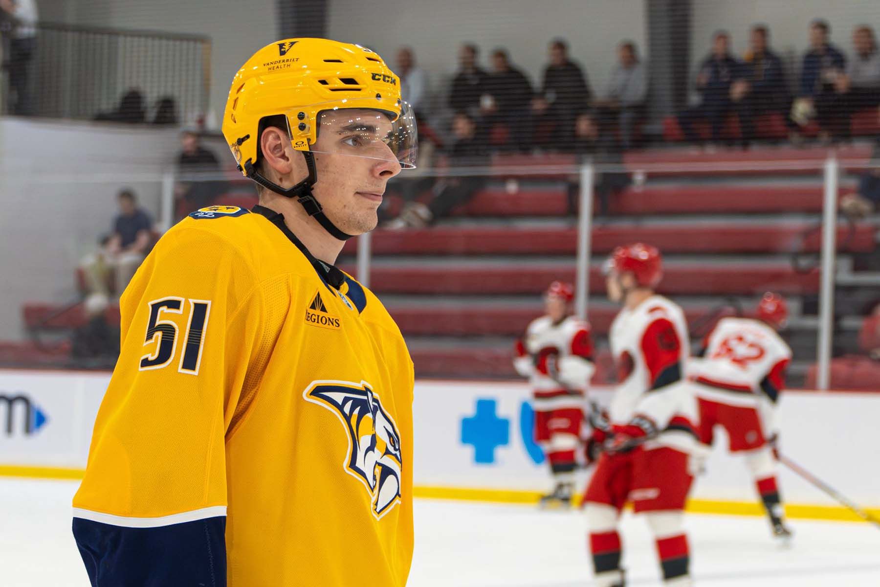 Белорусский форвард «Нэшвилла» Виталий Пинчук. Фото: Nashville Predators, Х