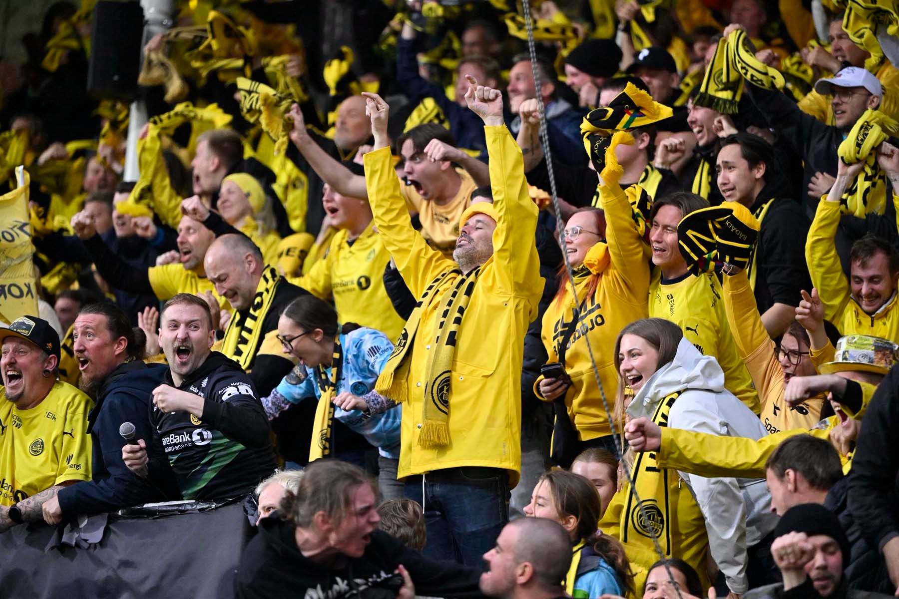 Болельщики норвежского «Буде-Глимта». Фото: FK Bodø/Glimt, Х