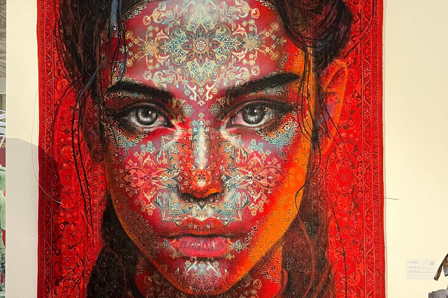 Антон Борздый, портрет на ковре. © Галина Абрамович, Times.by