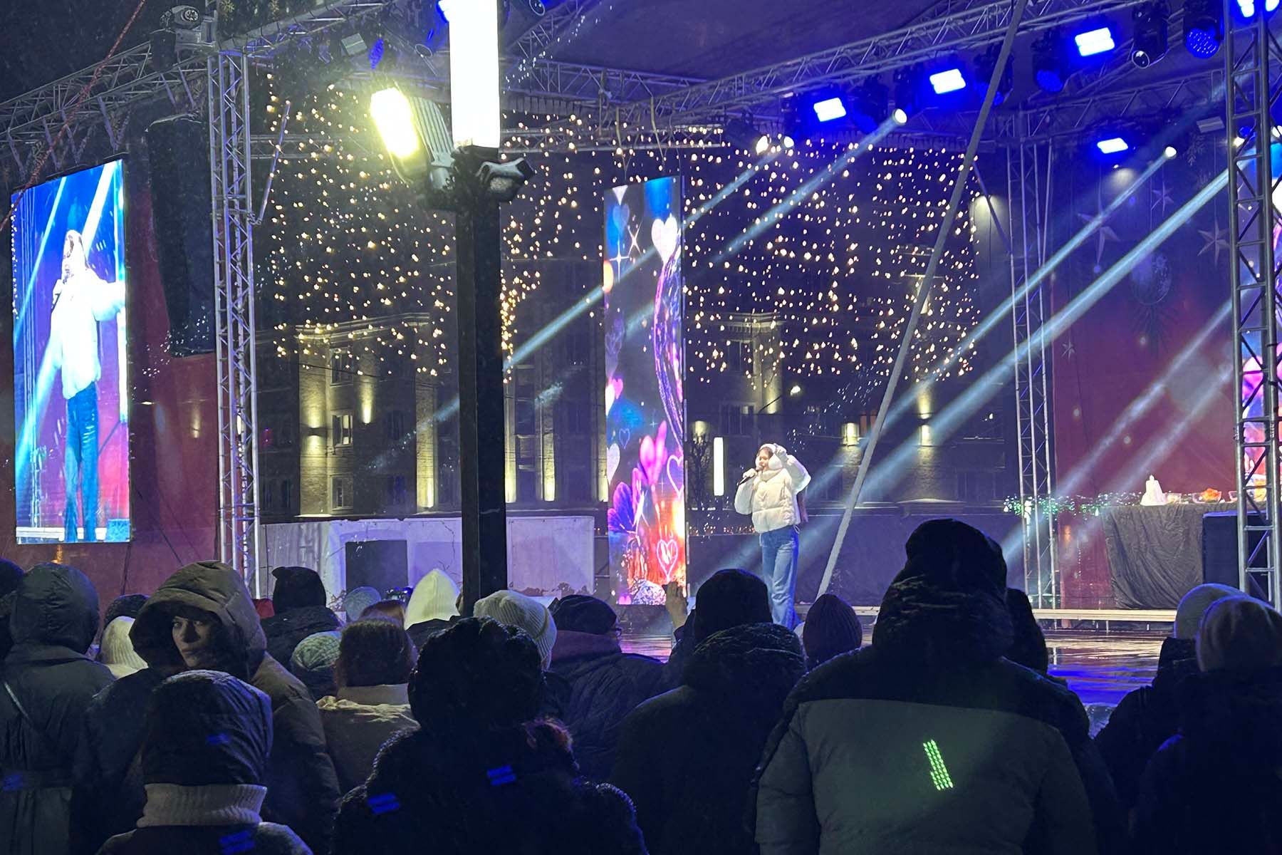 Новогоднее «Оливье шоу» в Могилеве. © Times.by