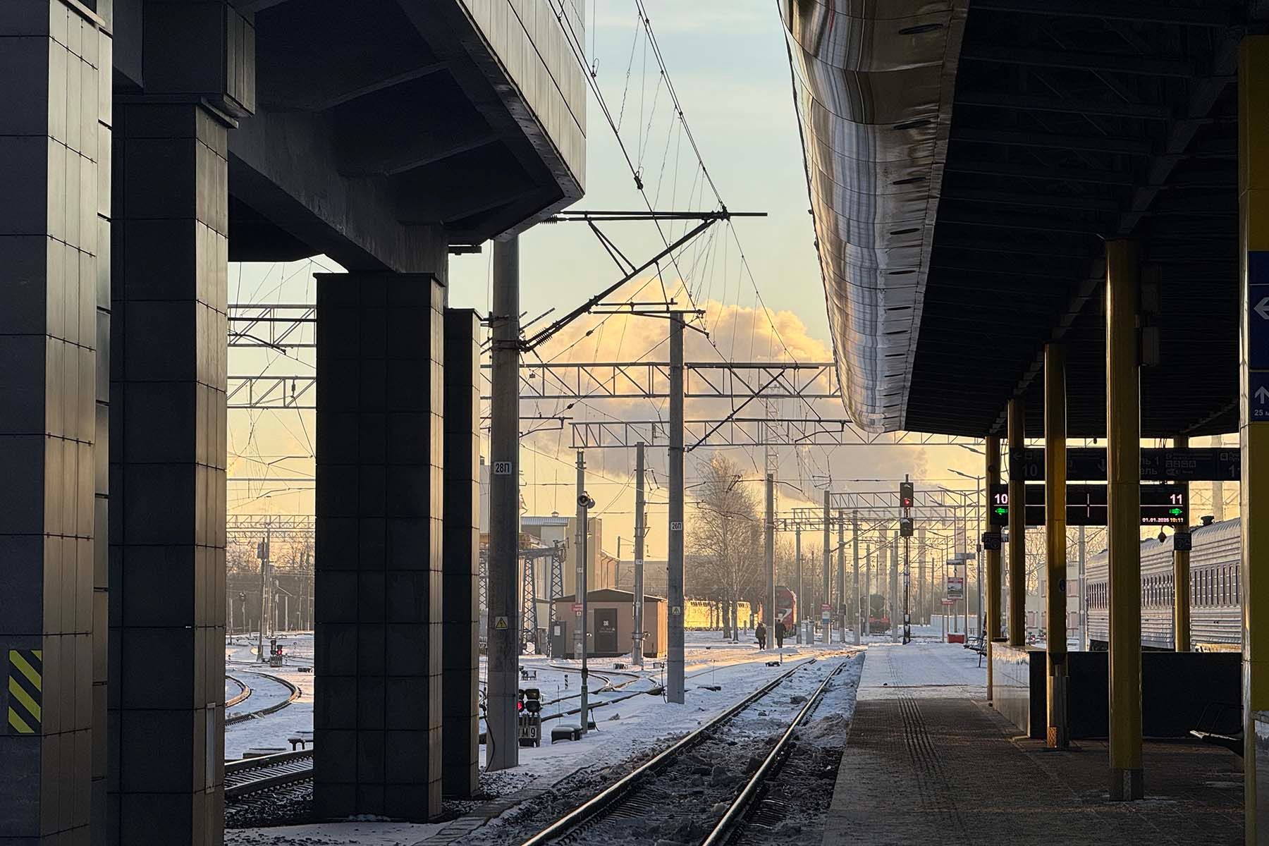 Железнодорожный вокзал в Минске. © Павел Орловский, Times.by