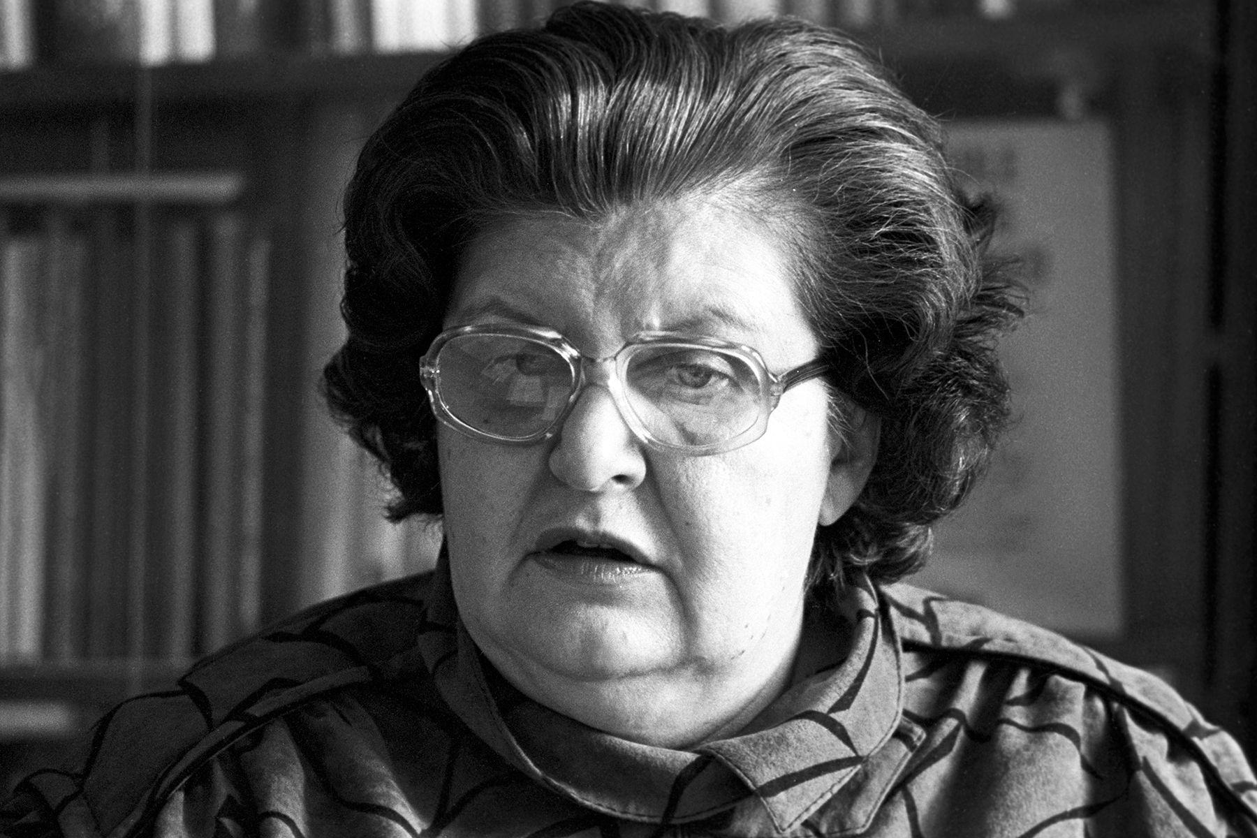 Академик Академии наук СССР и Академии медицинских наук СССР, профессор, директор Института экспериментальной медицины АМН СССР, нейрофизиолог Наталья Бехтерева. Фото: Юрий Белинский / ТАСС