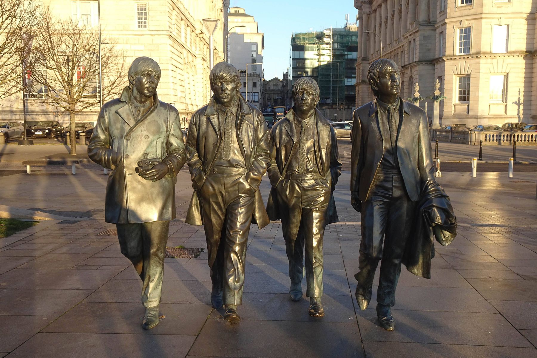 Памятник The Beatles в Ливерпуле. Фото: IMAGO / Daniel Scharinger / TASS