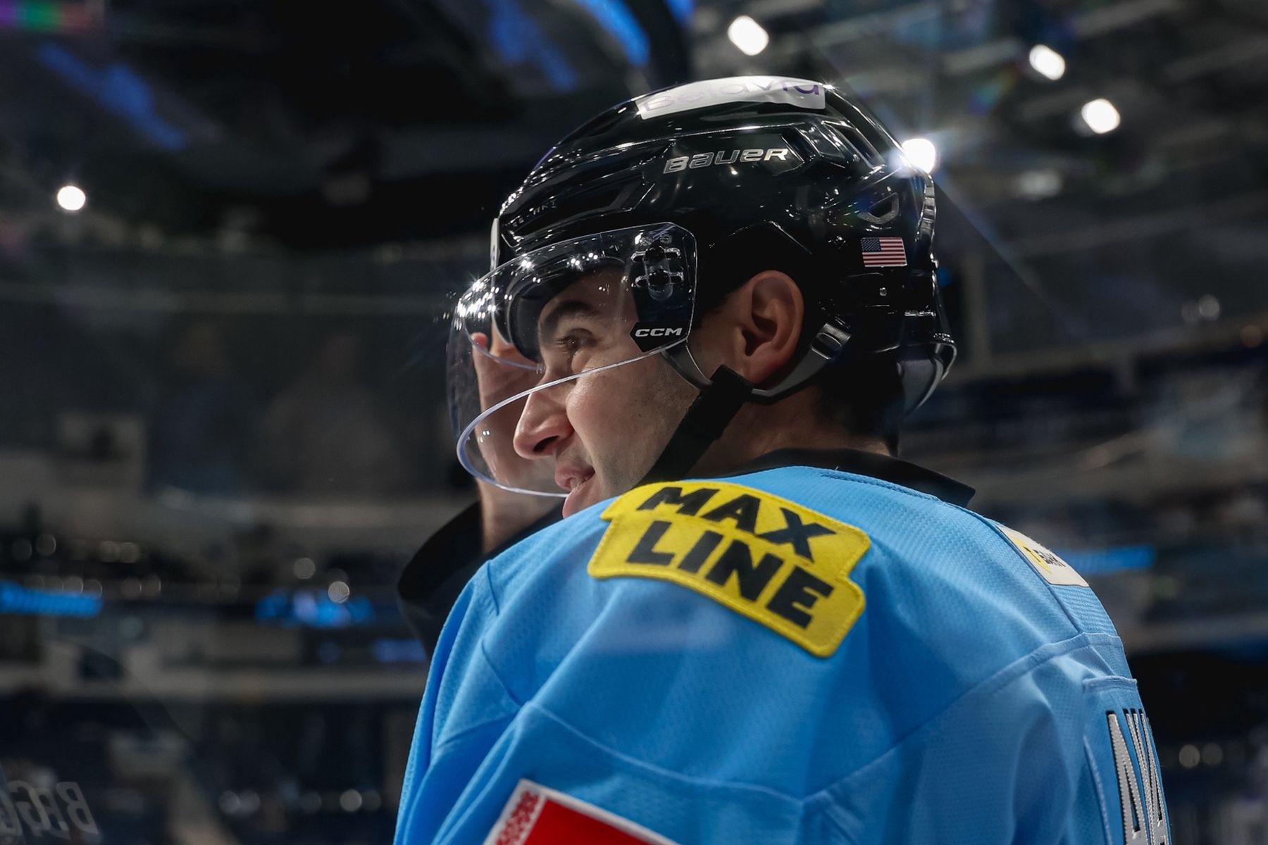 Форвард минского «Динамо» Сэм Энас. Фото: ХК Динамо-Минск | HC Dinamo-Minsk, ВКонтакте