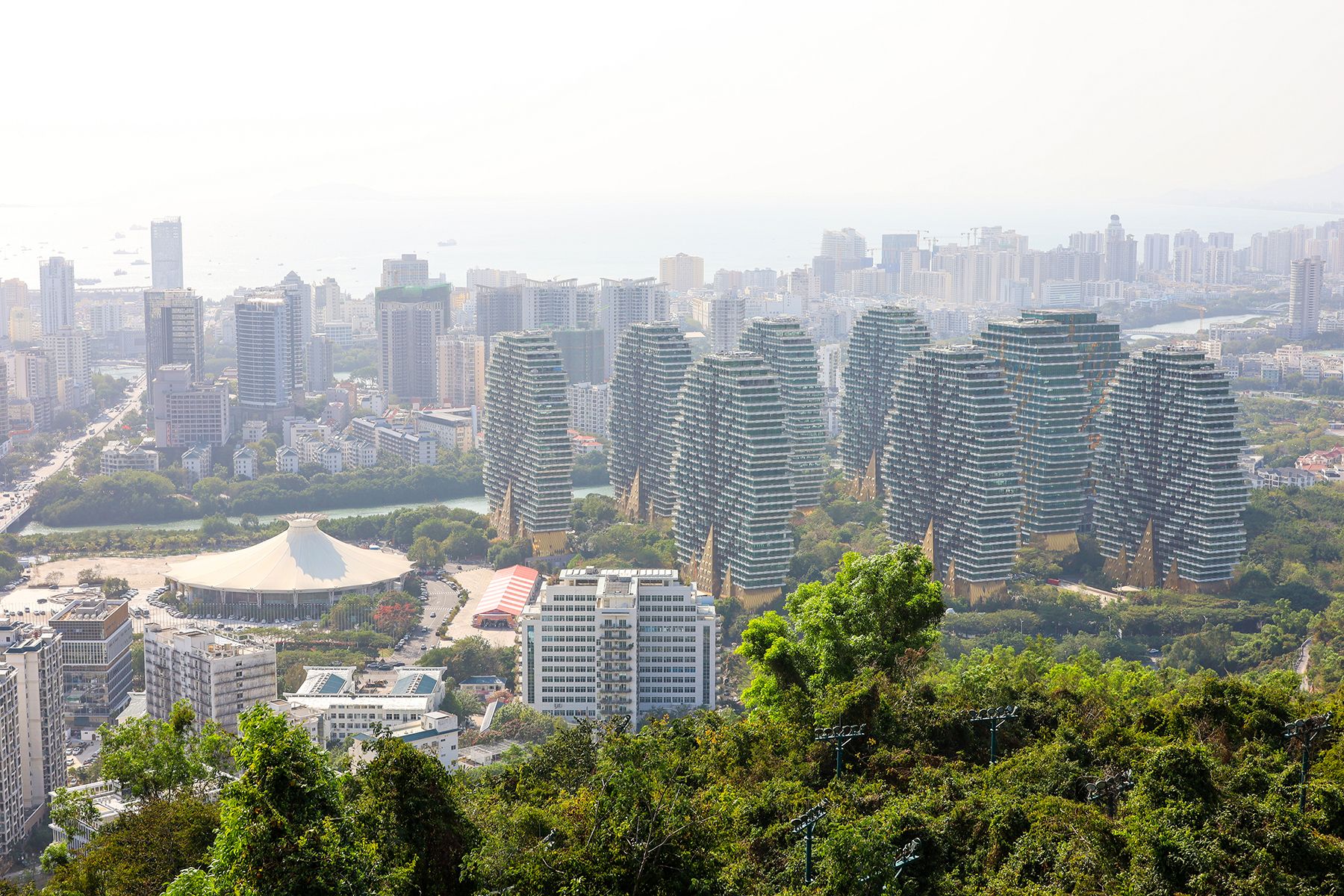Санья. Вид на город со смотровой площадки