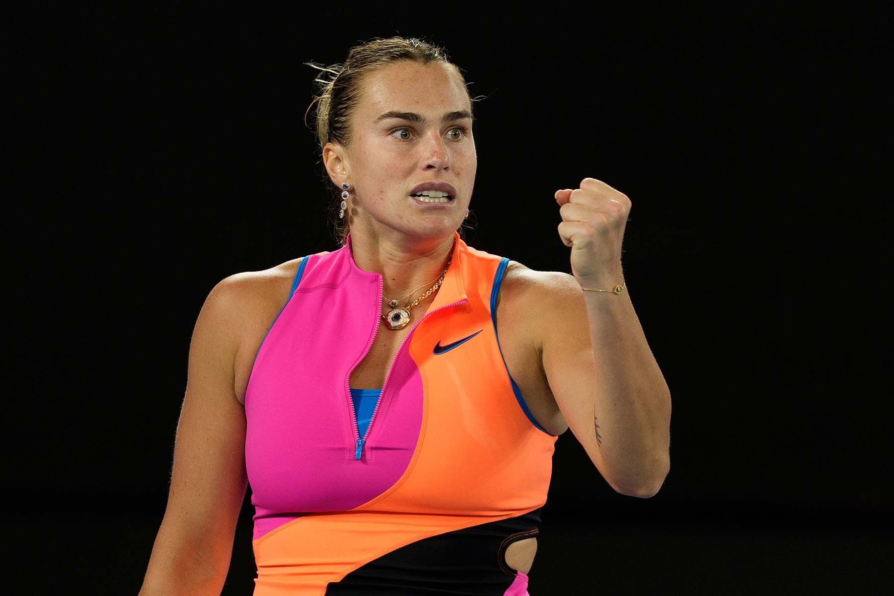 Белорусская теннисистка Арина Соболенко. © Cal Sport Media, Sydney Low / Cal Sport Media / Sipa / ТАСС