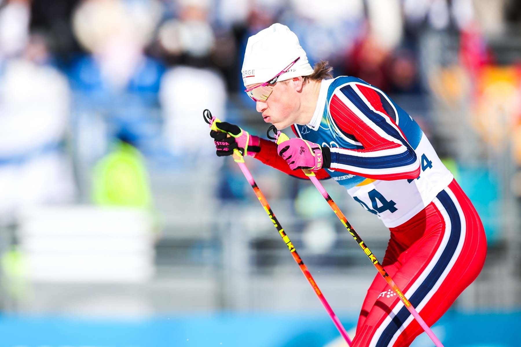 Норвежский лыжник Йоханнес Клебо. © Петр Ковалев / ТАСС