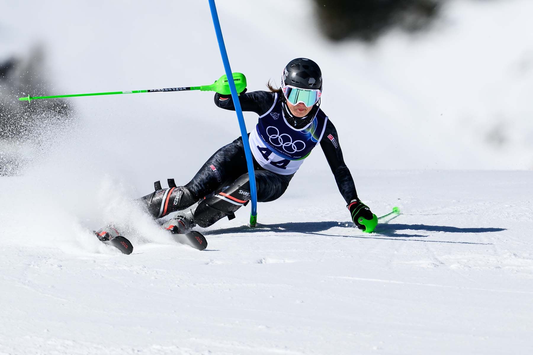 Белорусская горнолыжница Мария Шканова. © Joel Marklund, Zuma / TASS