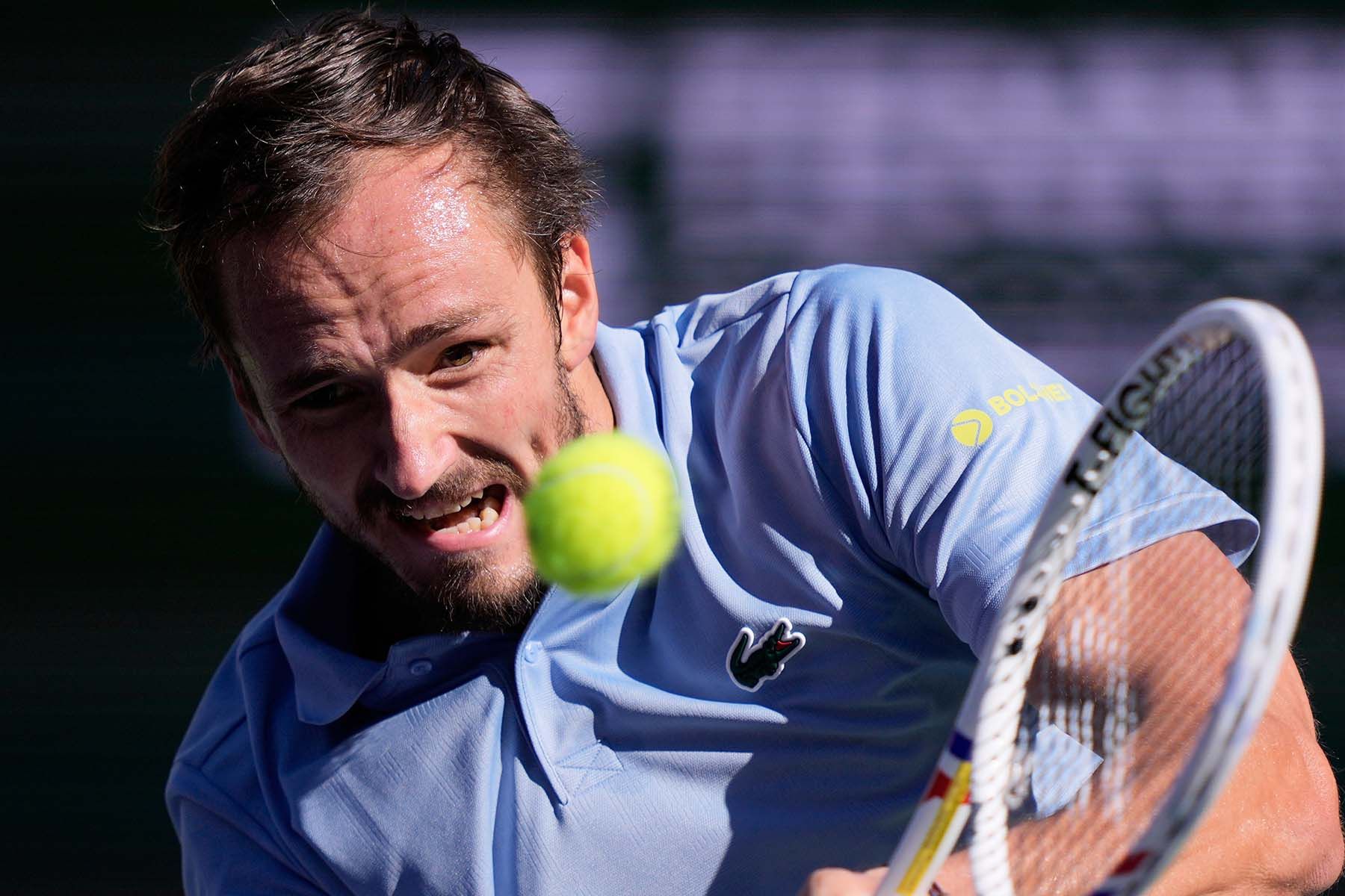 Российский теннисист Даниил Медведев. © Mark J. Terrill, AP / TASS