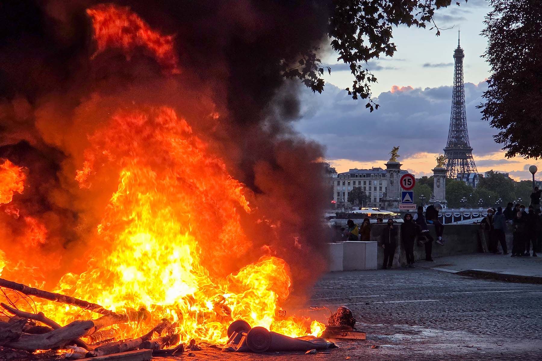 париж протесты