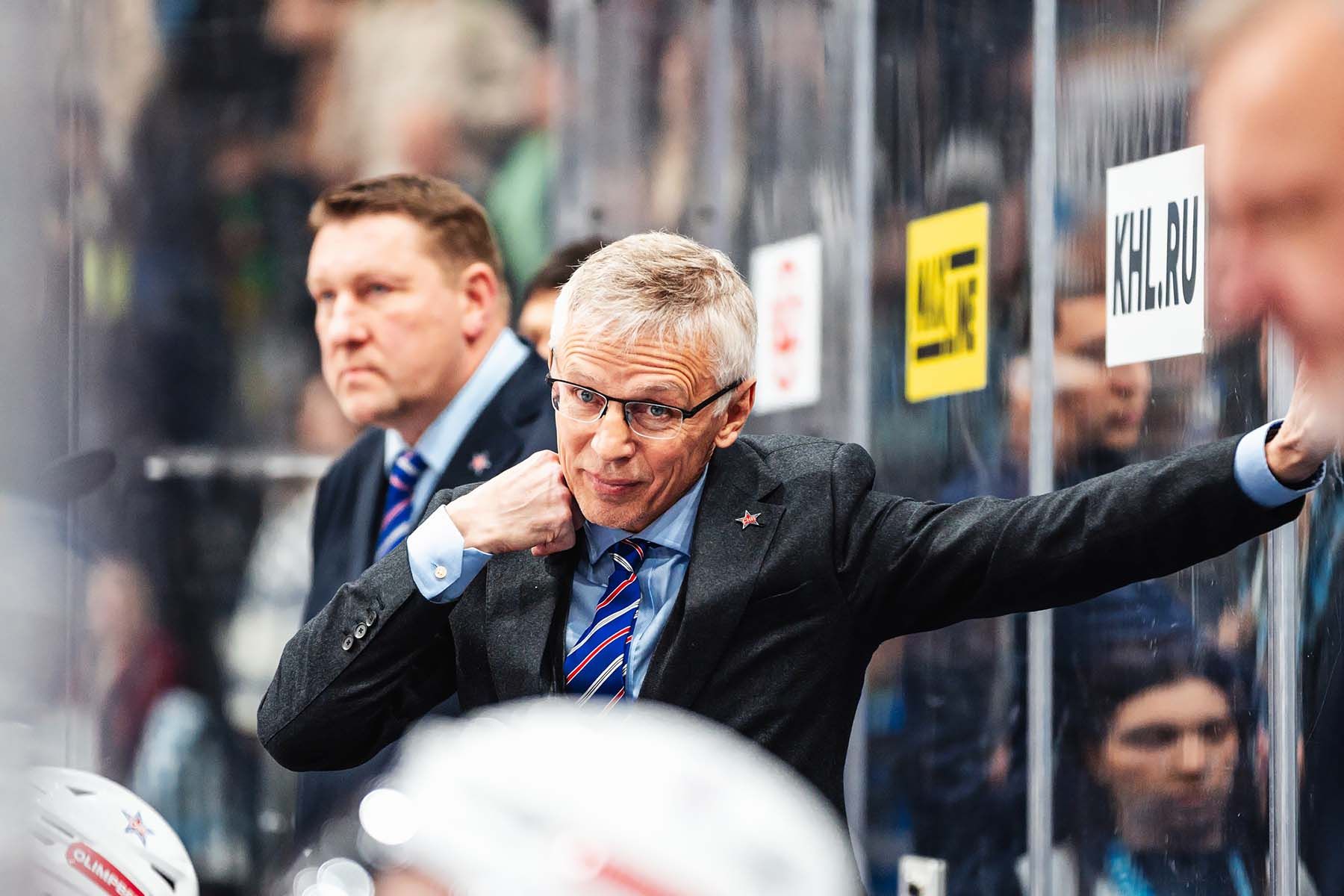 Главный тренер СКА Игорь Ларионов. Фото: ХК Динамо-Минск | HC Dinamo-Minsk, ВКонтакте