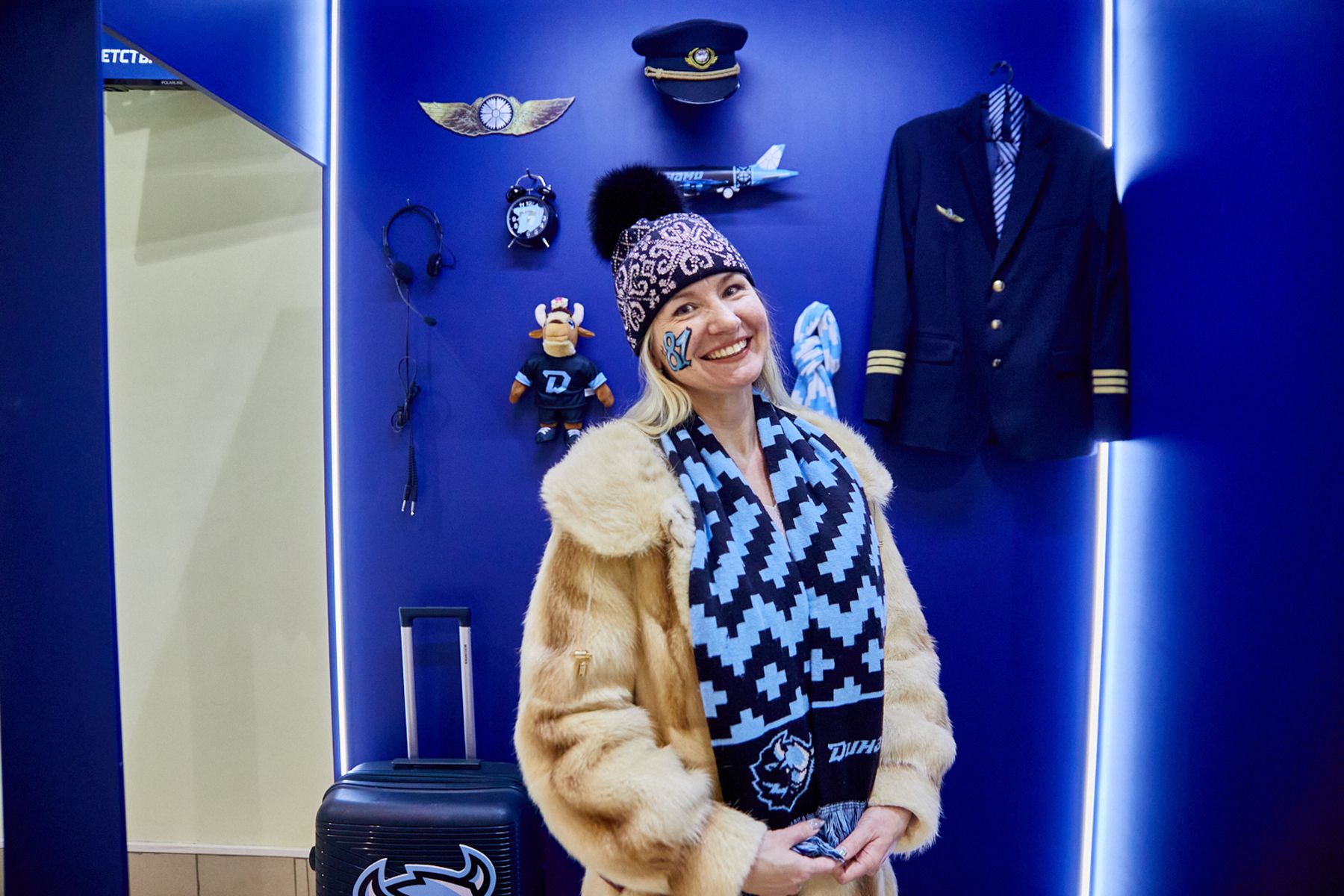 Вероника, болельщица ХК «Динамо-Минск». © Святослав Зоркий, Times.by