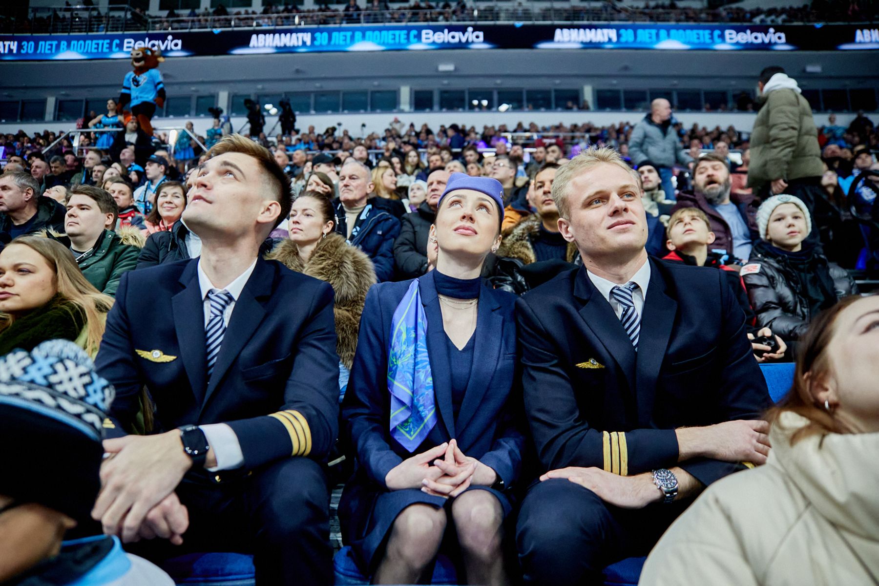Belavia – партнер ХК «Динамо-Минск». © Святослав Зоркий, Times.by