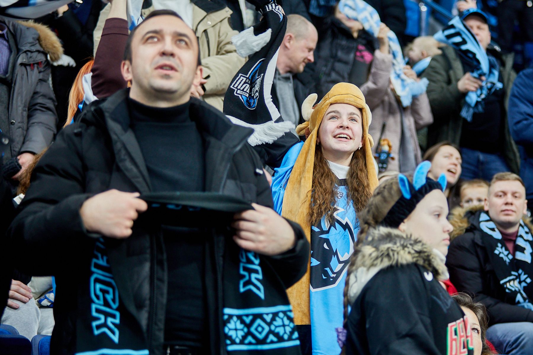 Болельщики ХК «Динамо-Минск». © Святослав Зоркий, Times.by