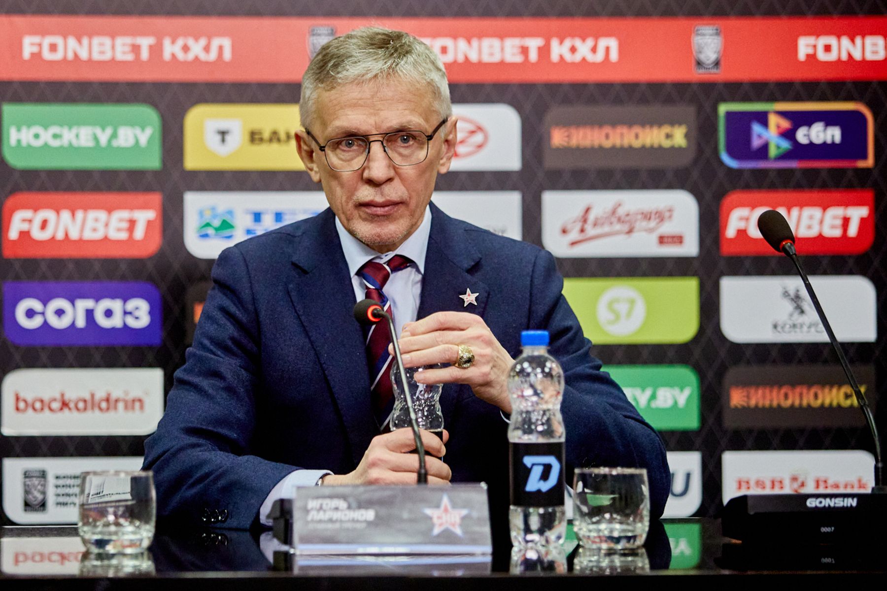 Главный тренер СКА Санкт-Петербург Игорь Ларионов. © Святослав Зоркий, Times.by