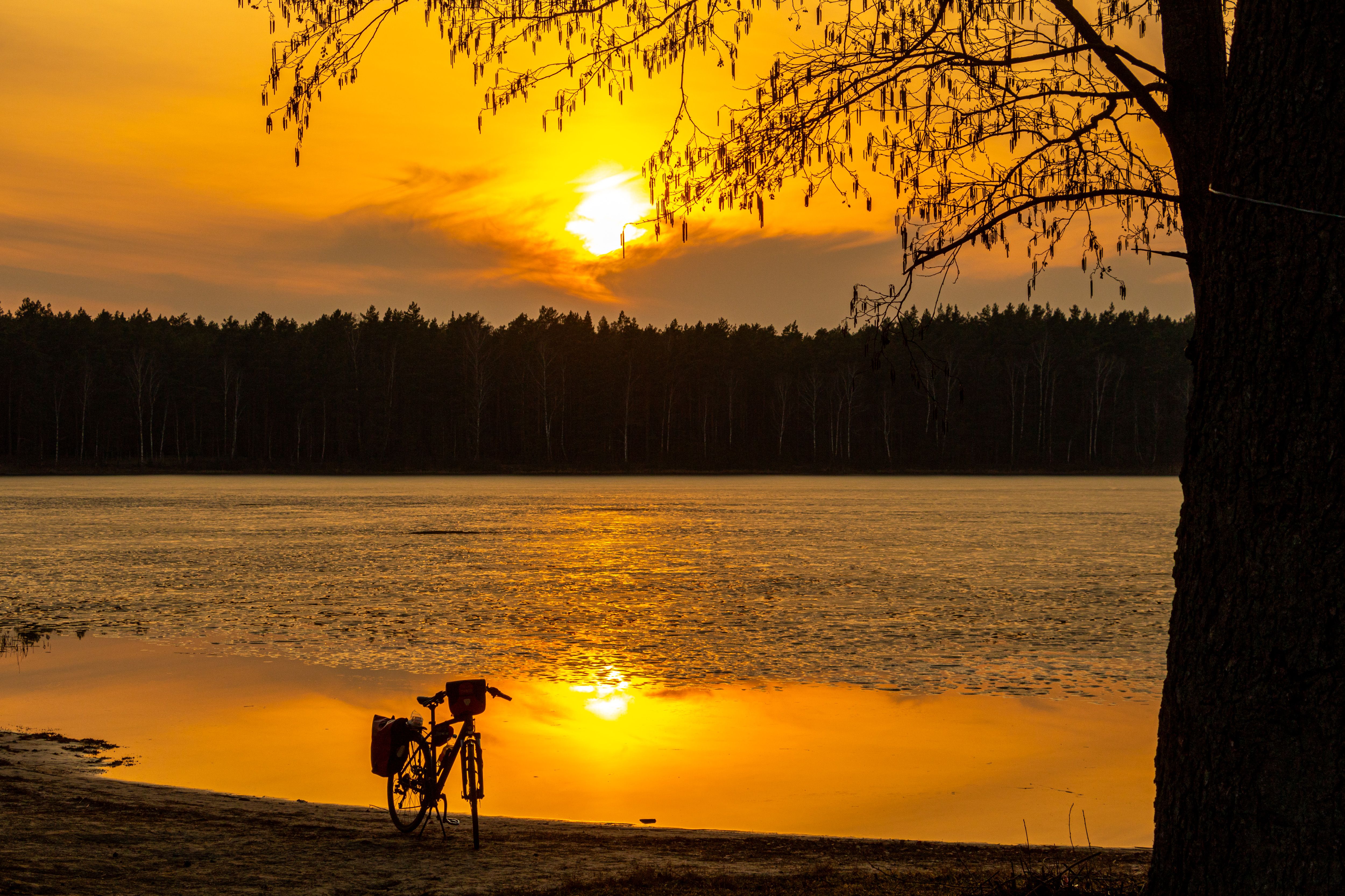 Закат на Белом озере