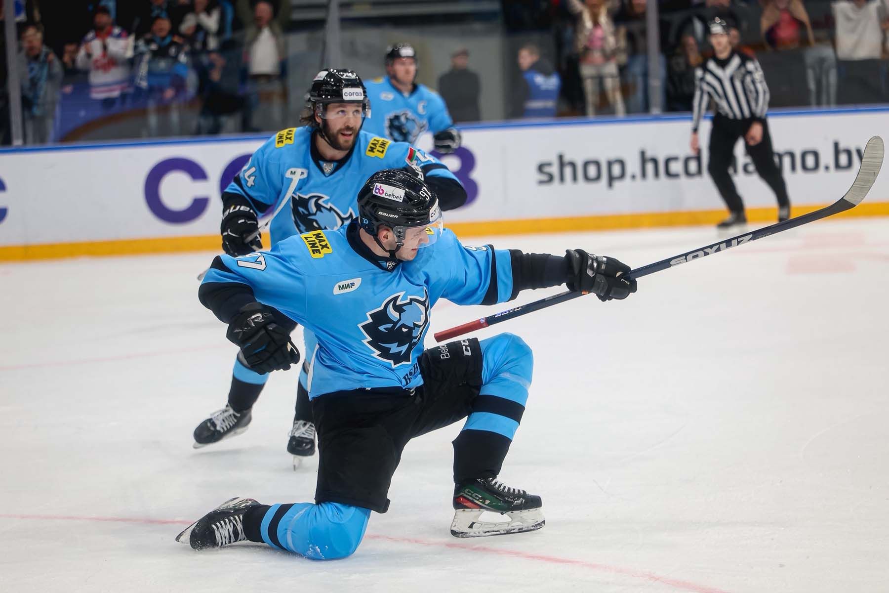 Форвард минского «Динамо» Станислав Галиев. Фото: ХК Динамо-Минск | HC Dinamo-Minsk, ВКонтакте