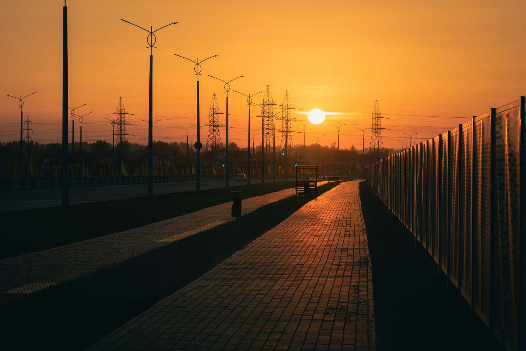 жара дорога