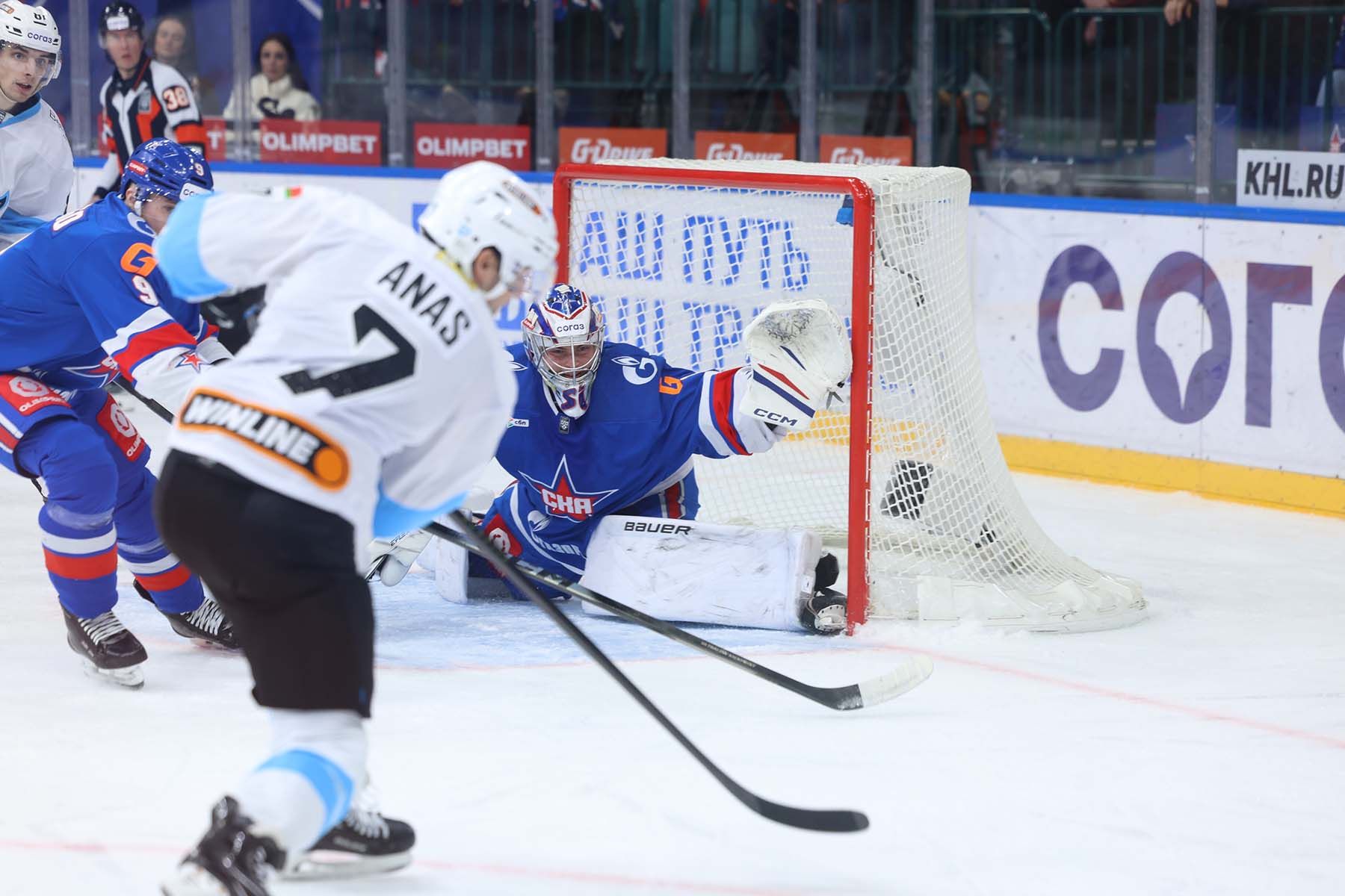 Хоккеист минского «Динамо» Сэм Энас. © ХК «Динамо-Минск»