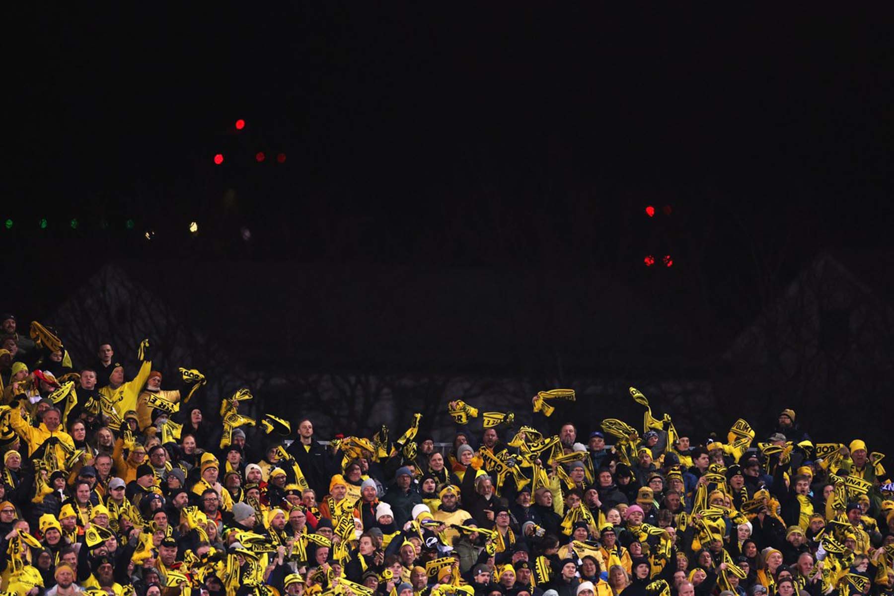 Болельщики норвежского «Буде-Глимта». © FK Bodø/Glimt, Х