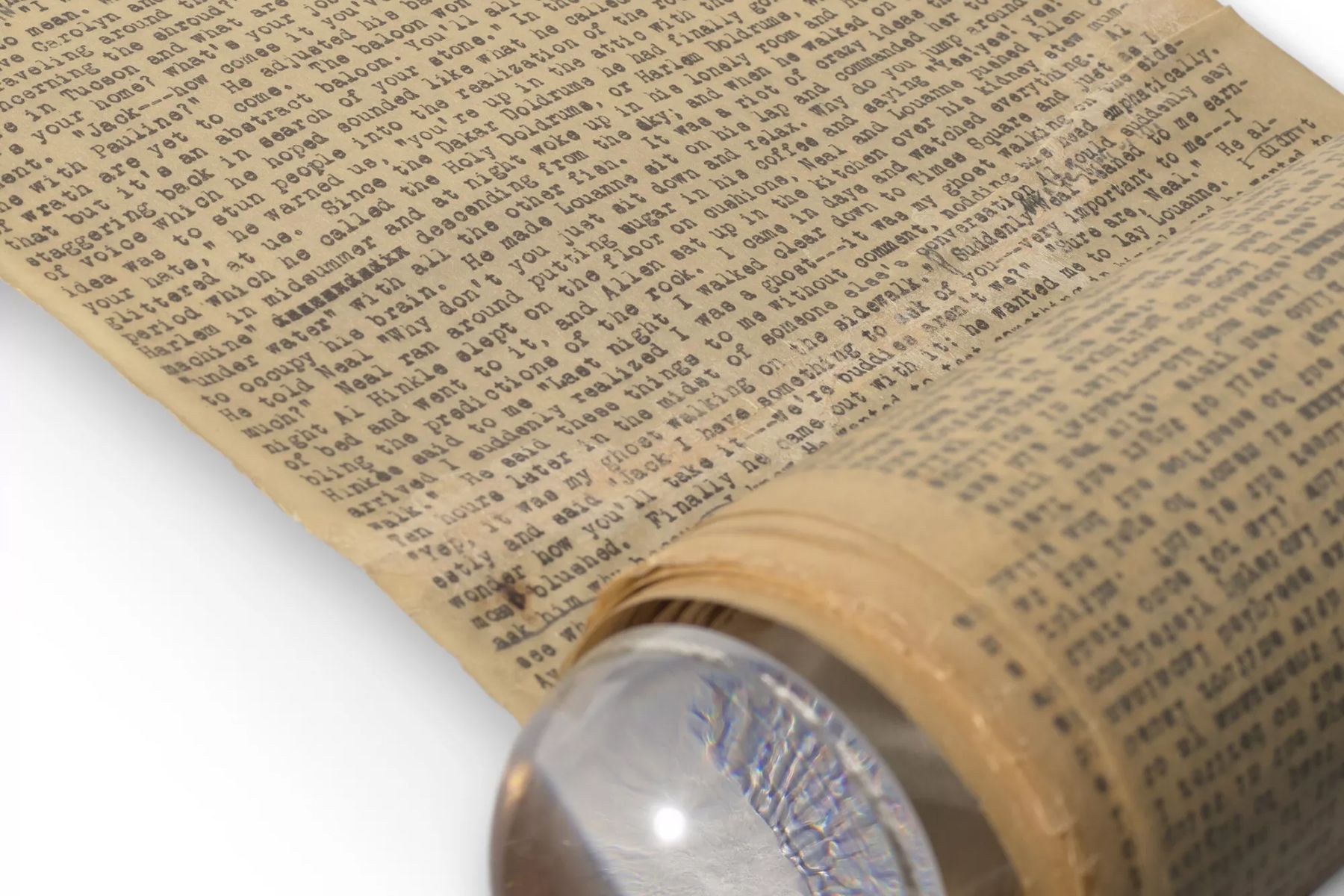 черновик романа Керуака «В дороге» длиной 37